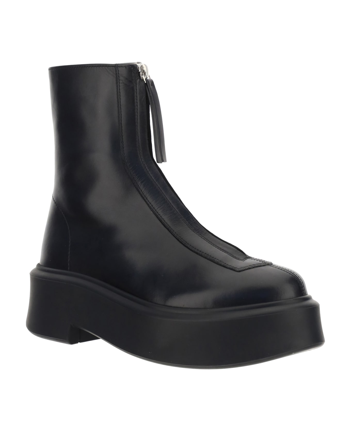 The Row Ankle Boots - Black