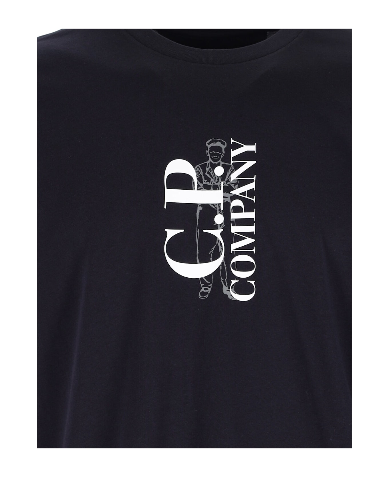 C.P. Company Logo T-shirt - Blue