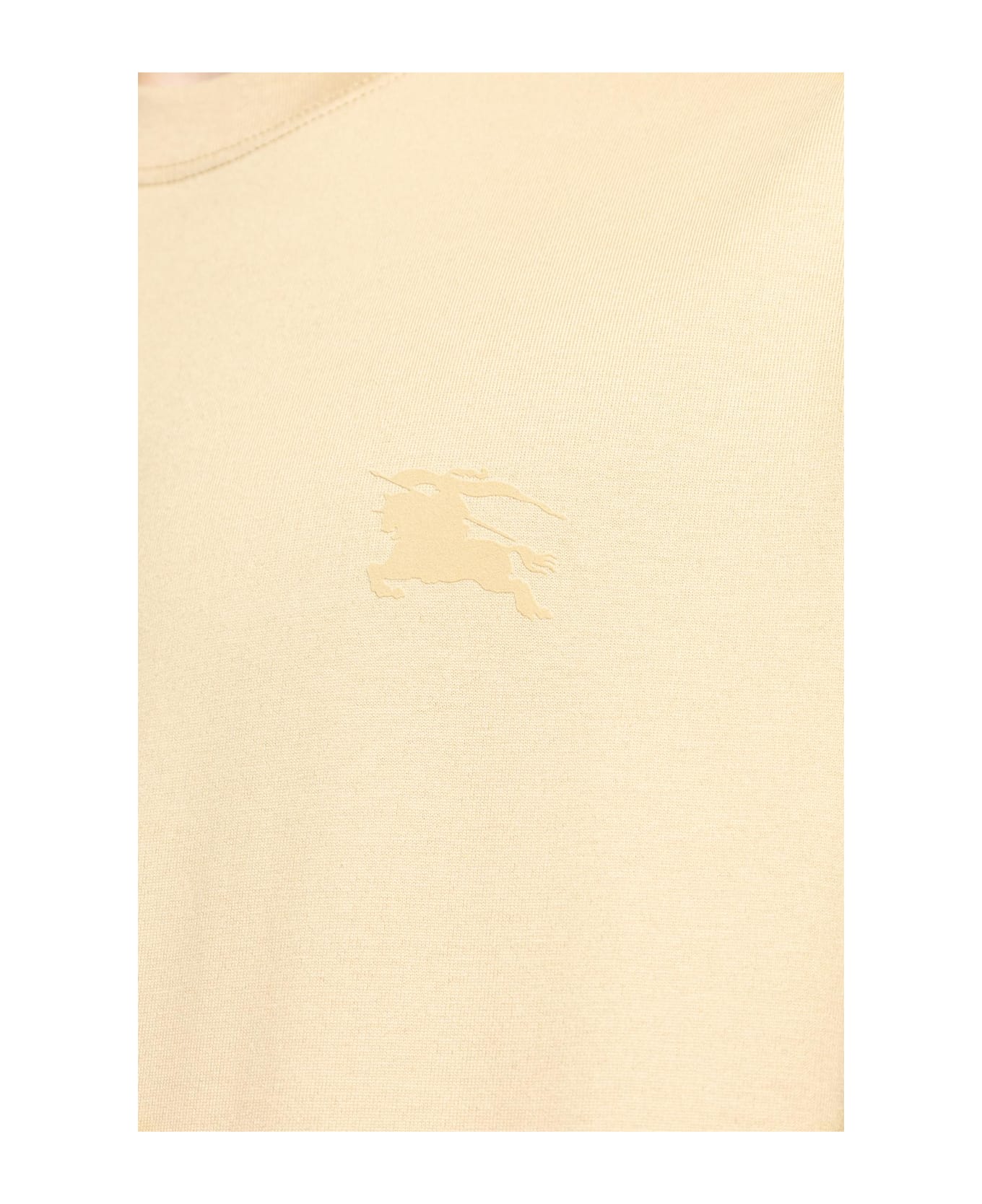 Burberry T-shirt With Printed Logo - Beige