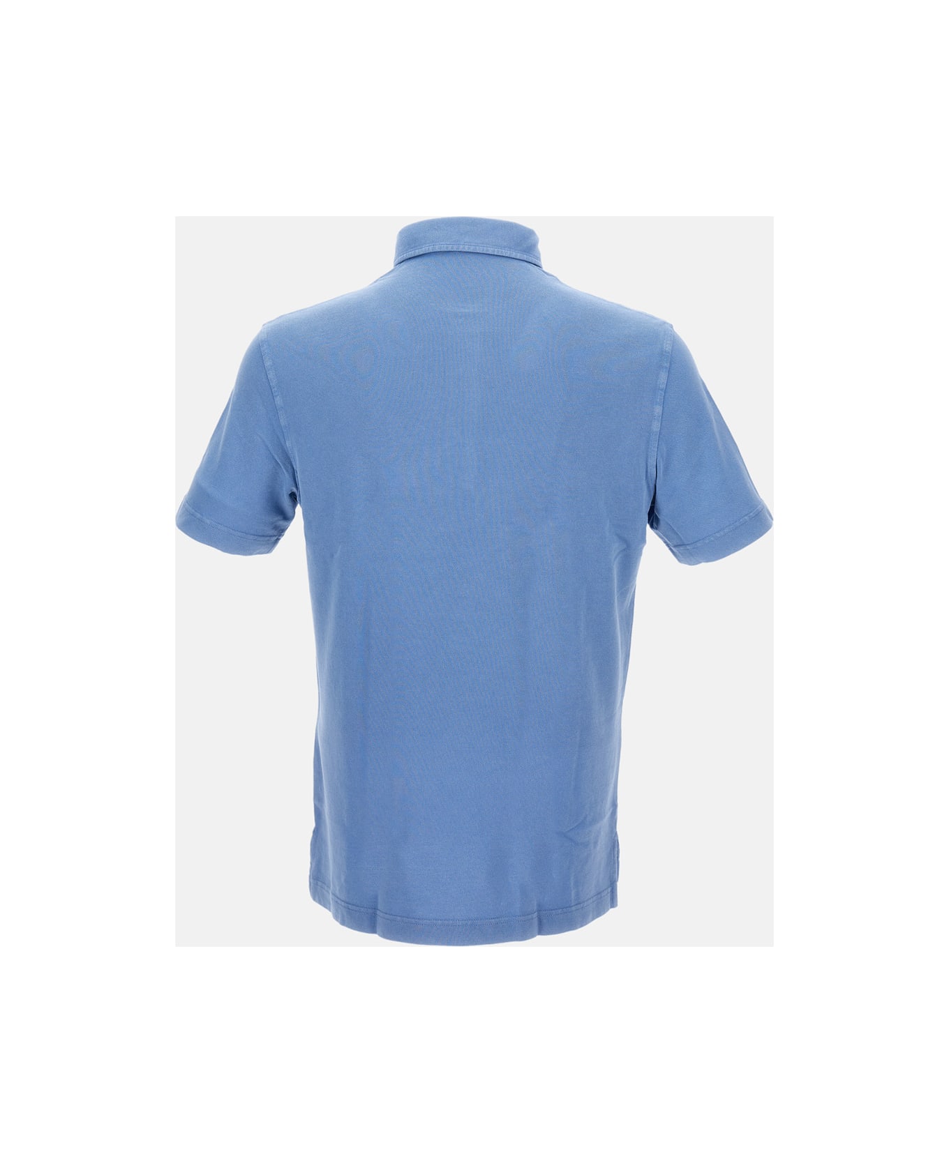 Drumohr Polo Piquet - Clear Blue