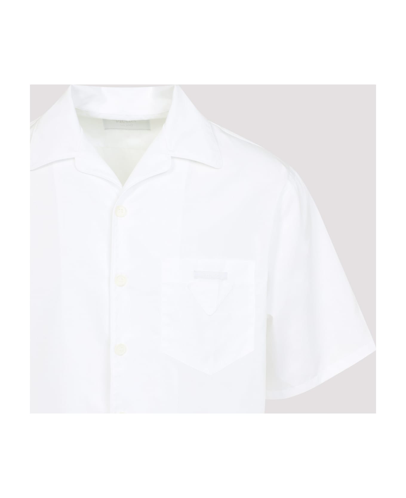Prada Ss Shirt - Bianco