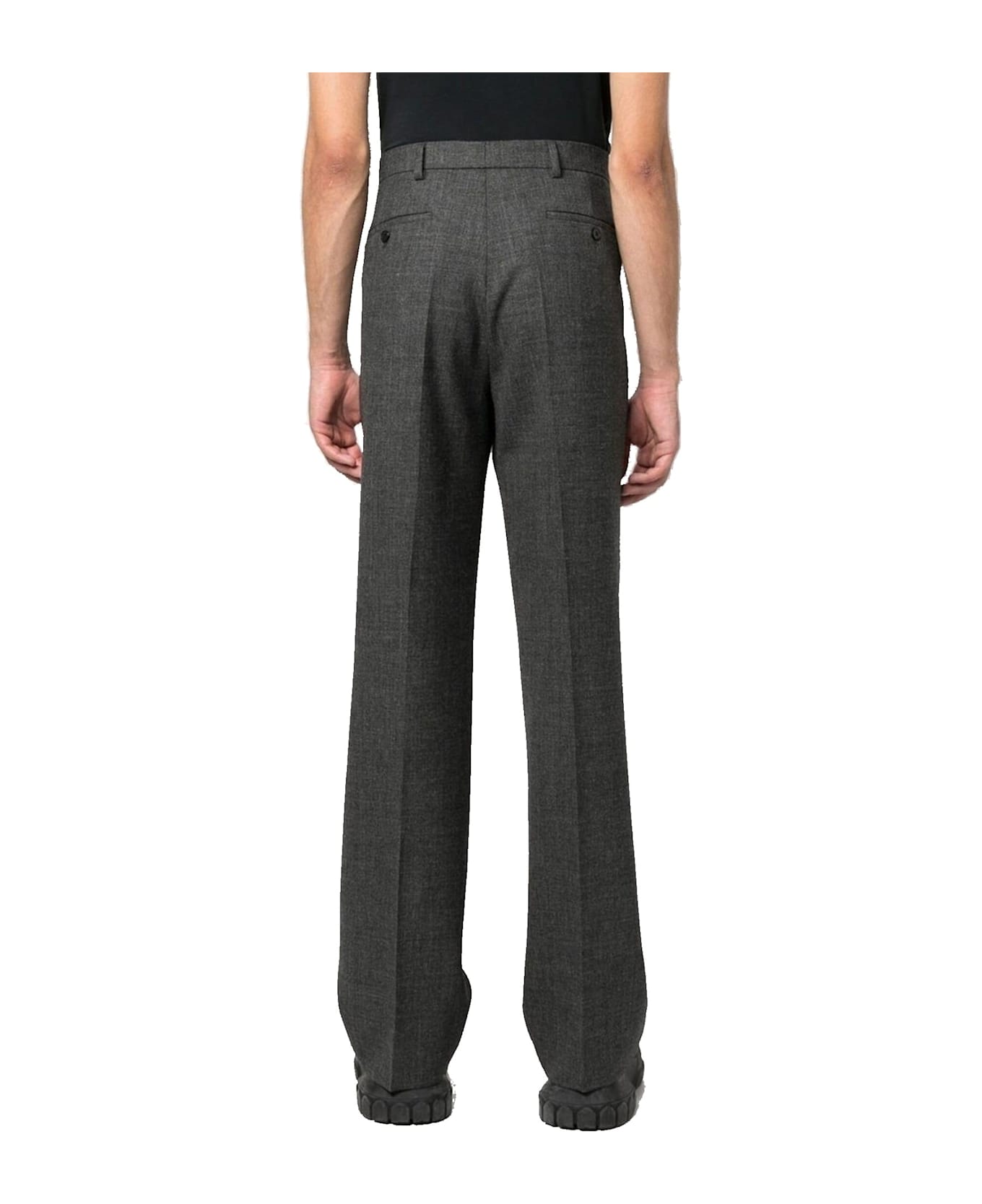 Prada Virgin Wool Pants - Gray