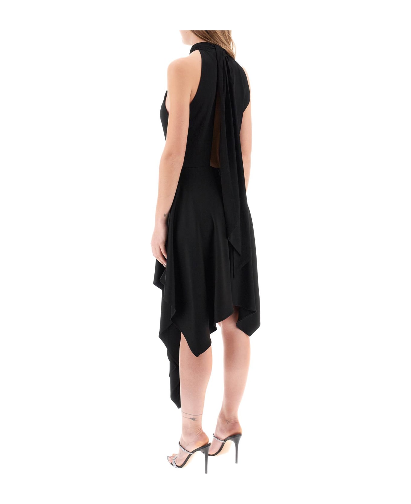 Stella McCartney Cross/strap Sleeveless Dress - Black