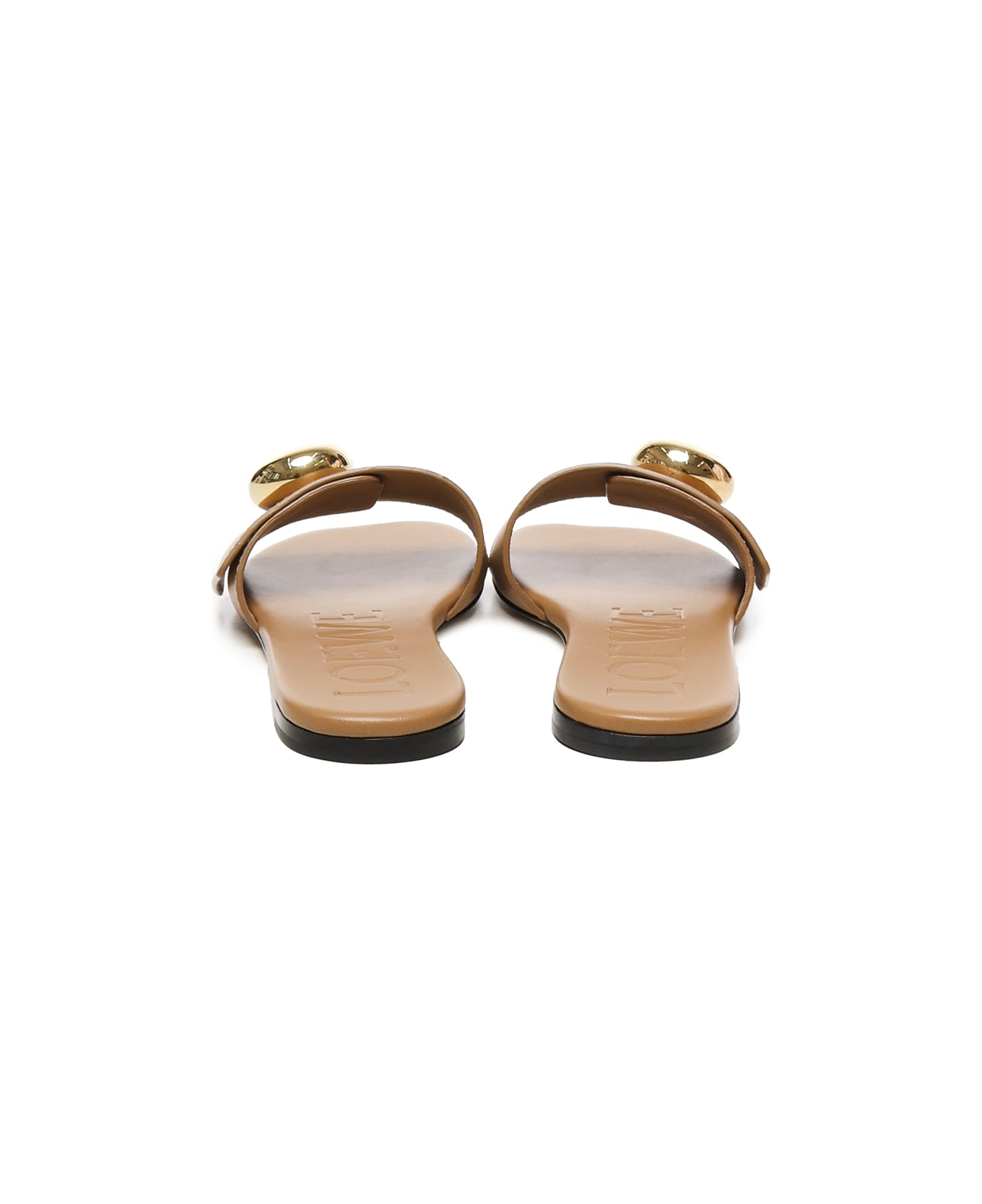 Loewe Pebble Slide Sandals - Oak