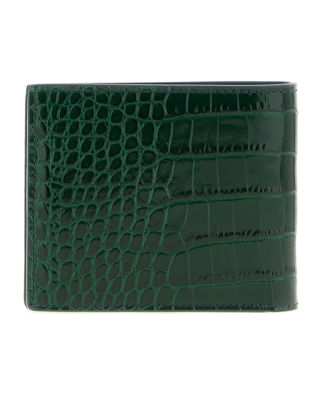 Tom Ford Crocodile Leather Wallet - Green