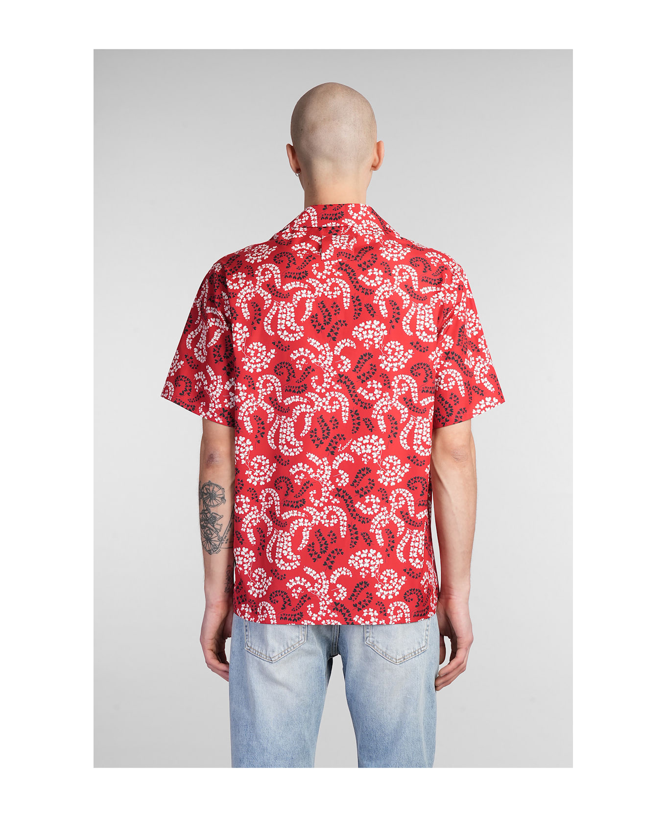 Lanvin Shirt In Red Cotton - red