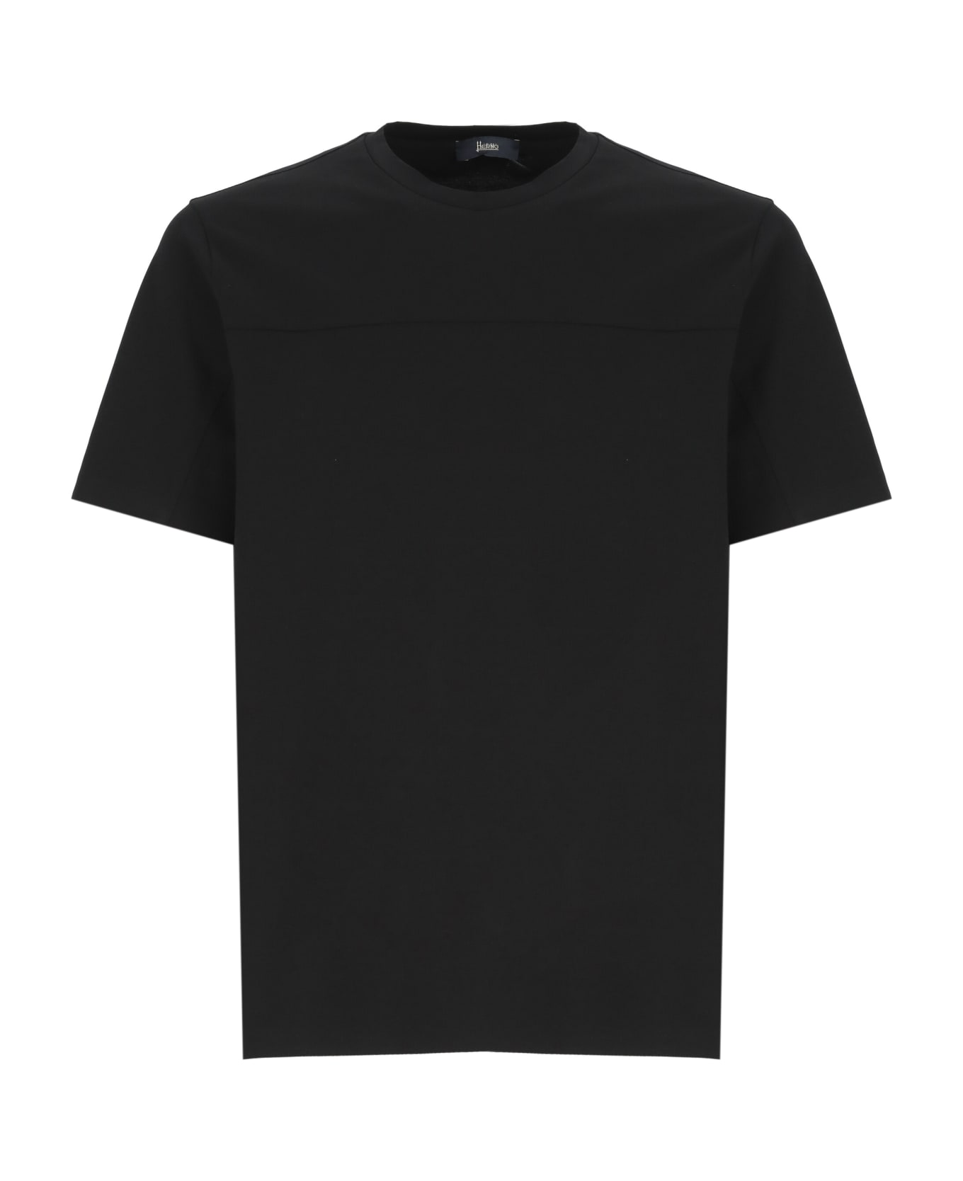 Herno Logoed T-shirt - Black