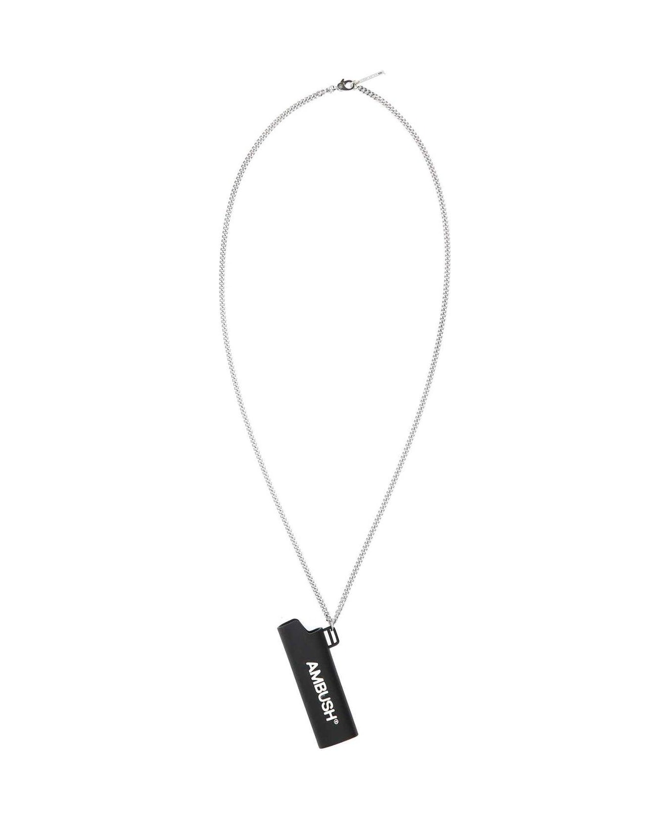 AMBUSH Lighter Case Charm Necklace - BLACK NO C
