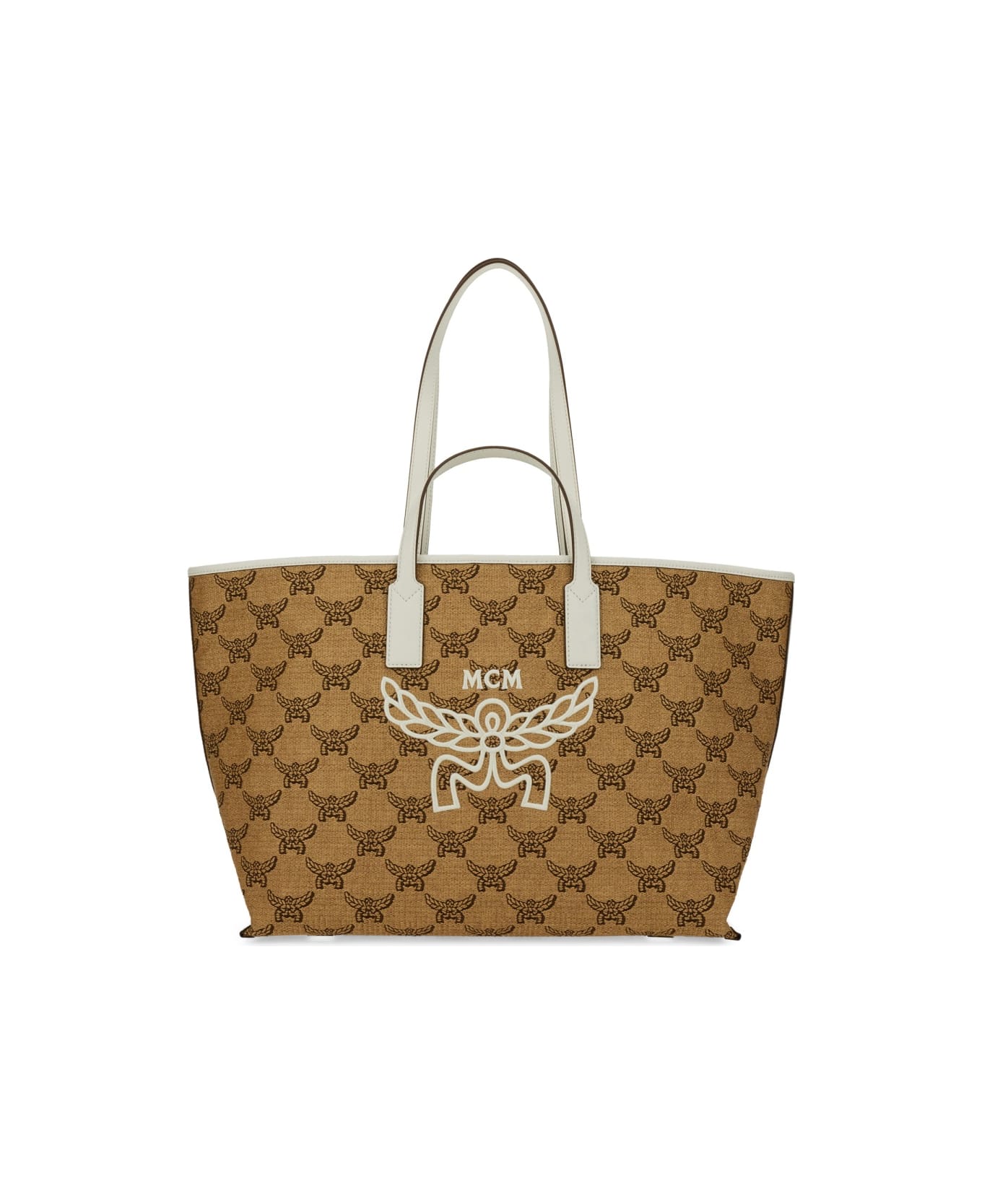 MCM Medium "himmel" Tote Bag - BEIGE