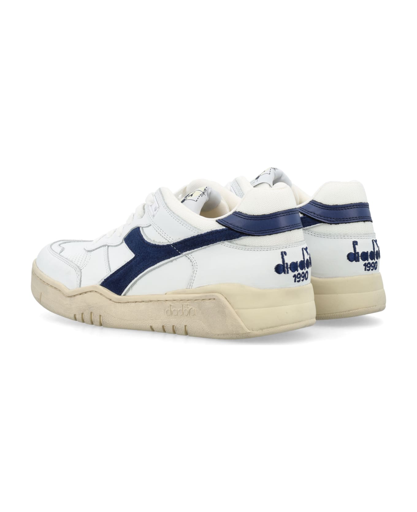Diadora Heritage B.560 Used Sneakers - WHITE/BLUE