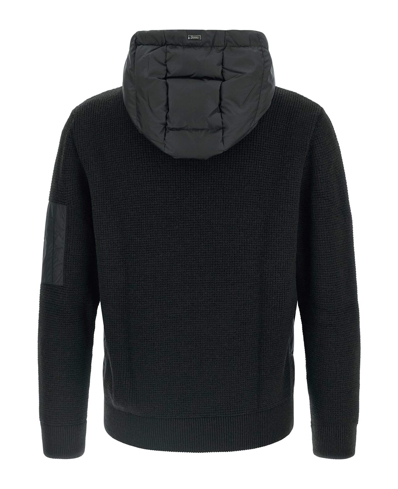 Herno Bi-material Down Jacket - Multicolor