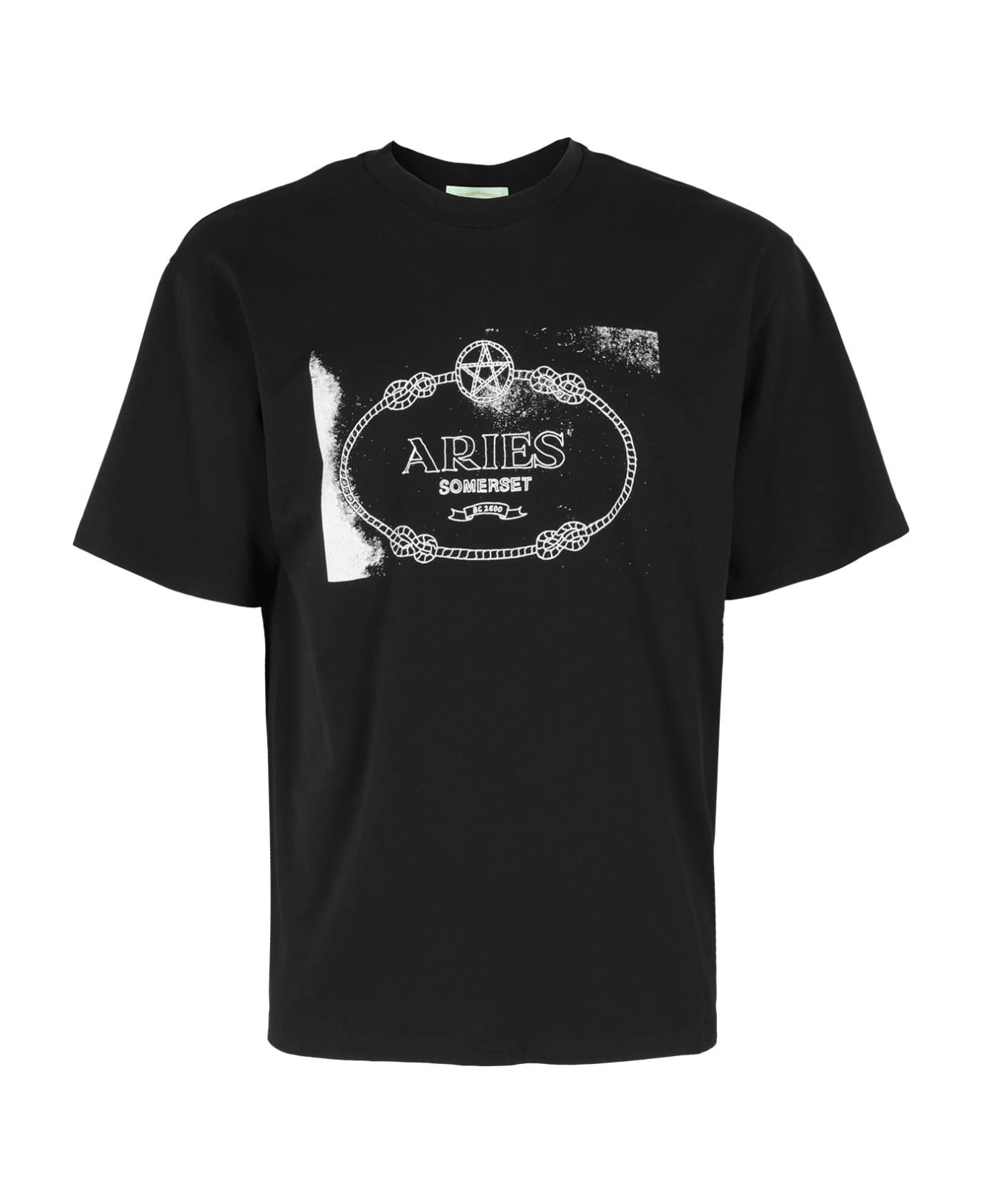 Aries Wiccan Ring Ss Tee - Blk Black シャツ
