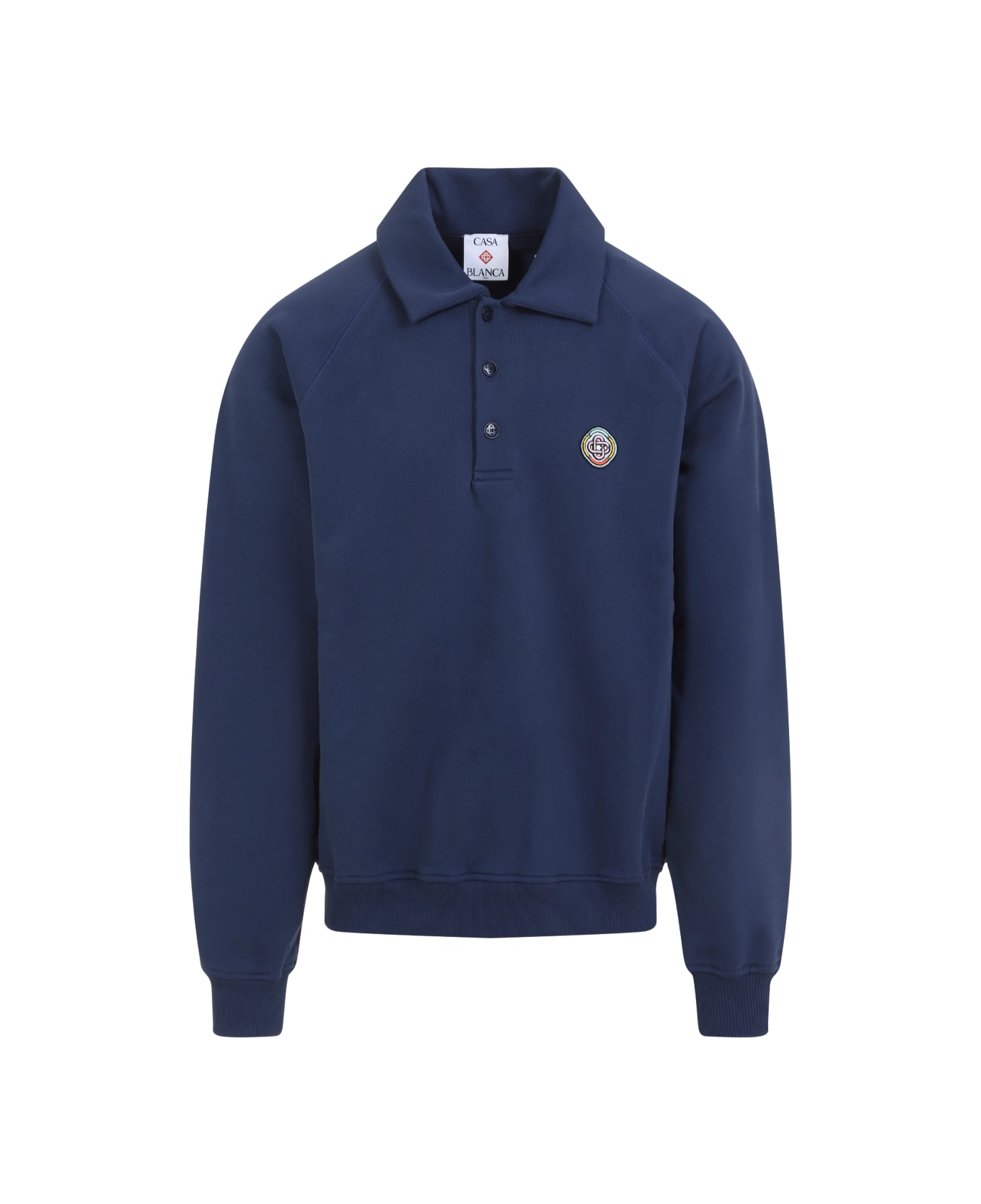 Casablanca Collar Sweatshirt - Dress Blues