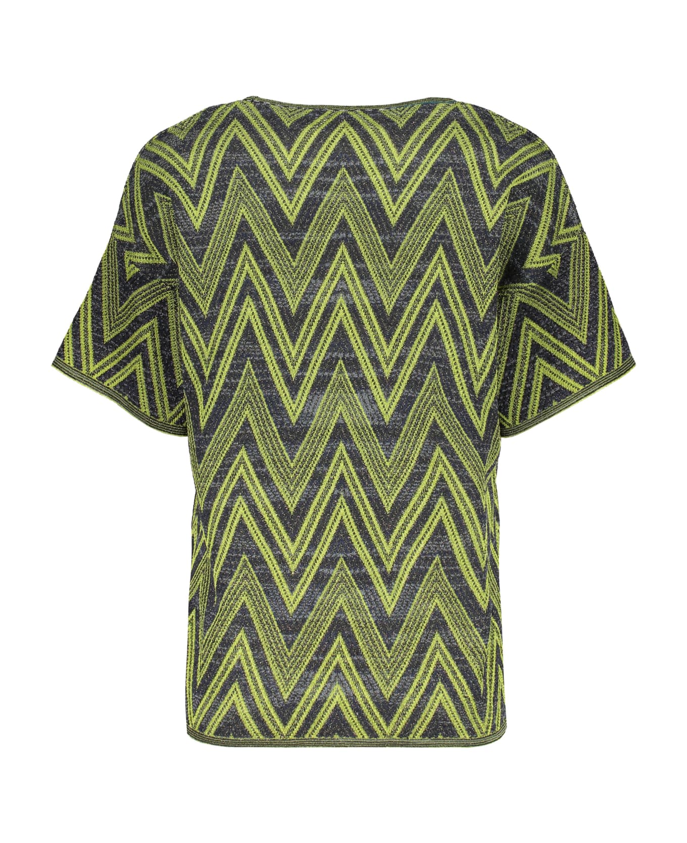 M Missoni Short Sleeve T-shirt - green Tシャツ