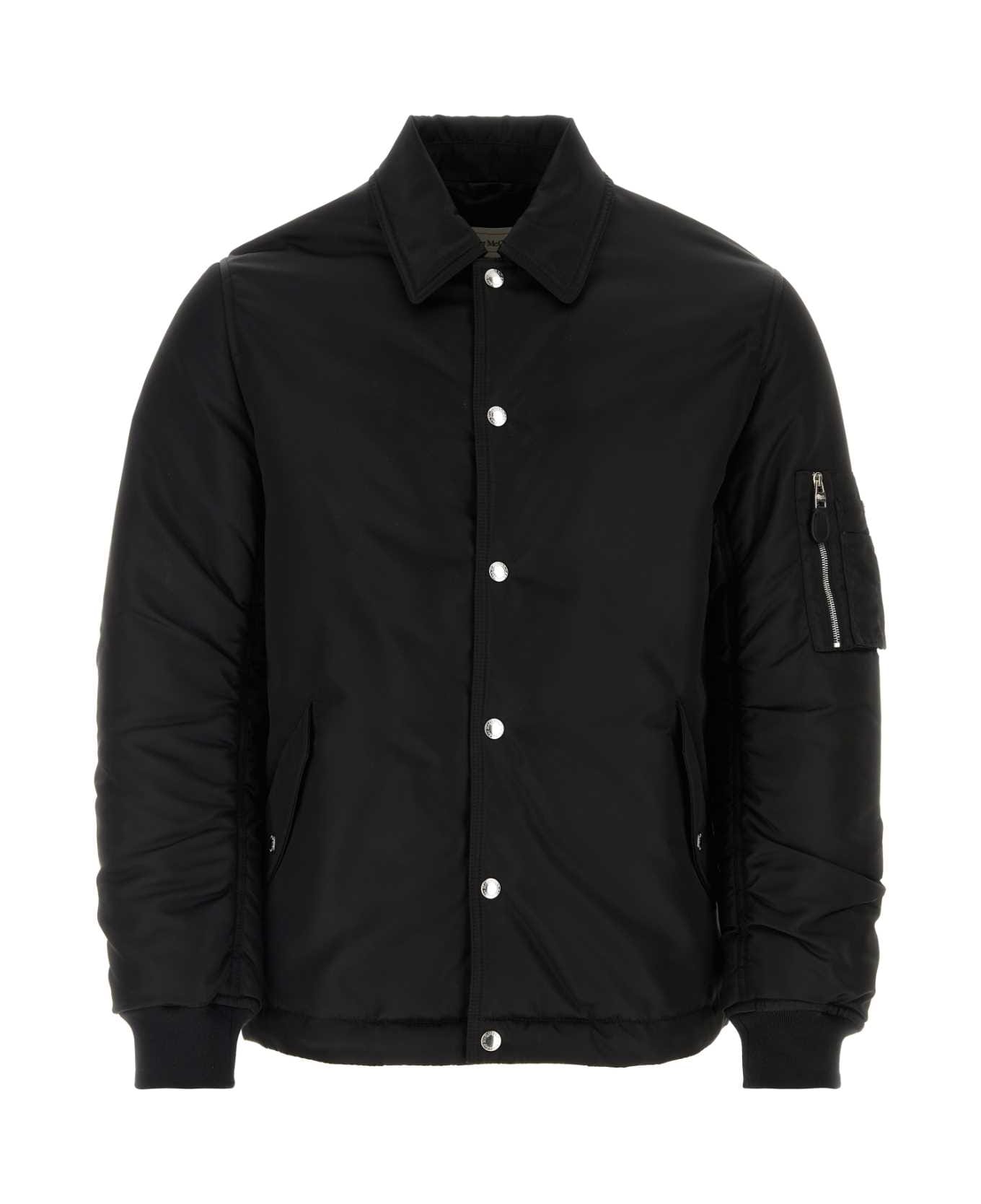 Alexander McQueen Black Nylon Jacket - Black