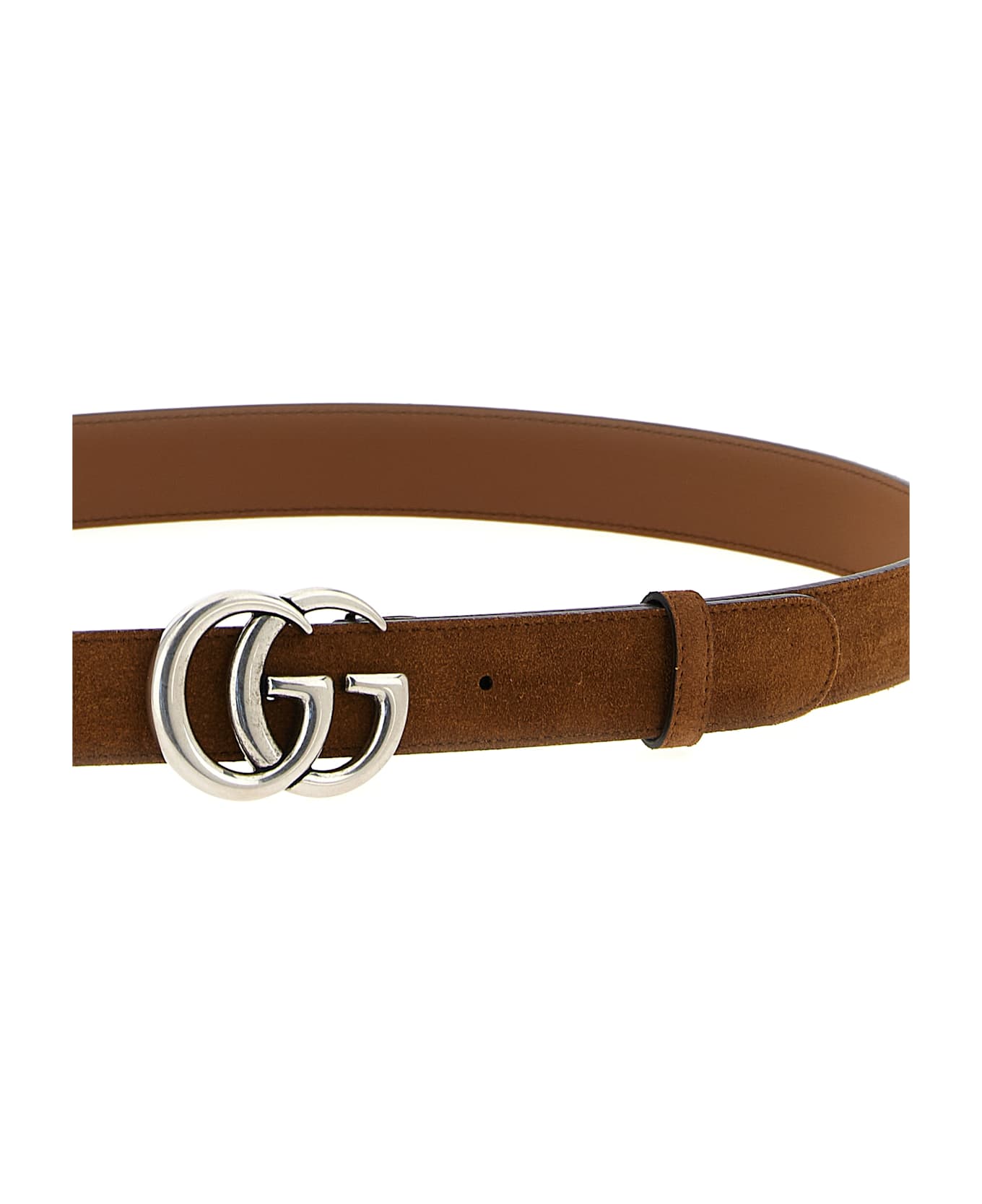 Gucci 'gg Marmont' Belt - Brown