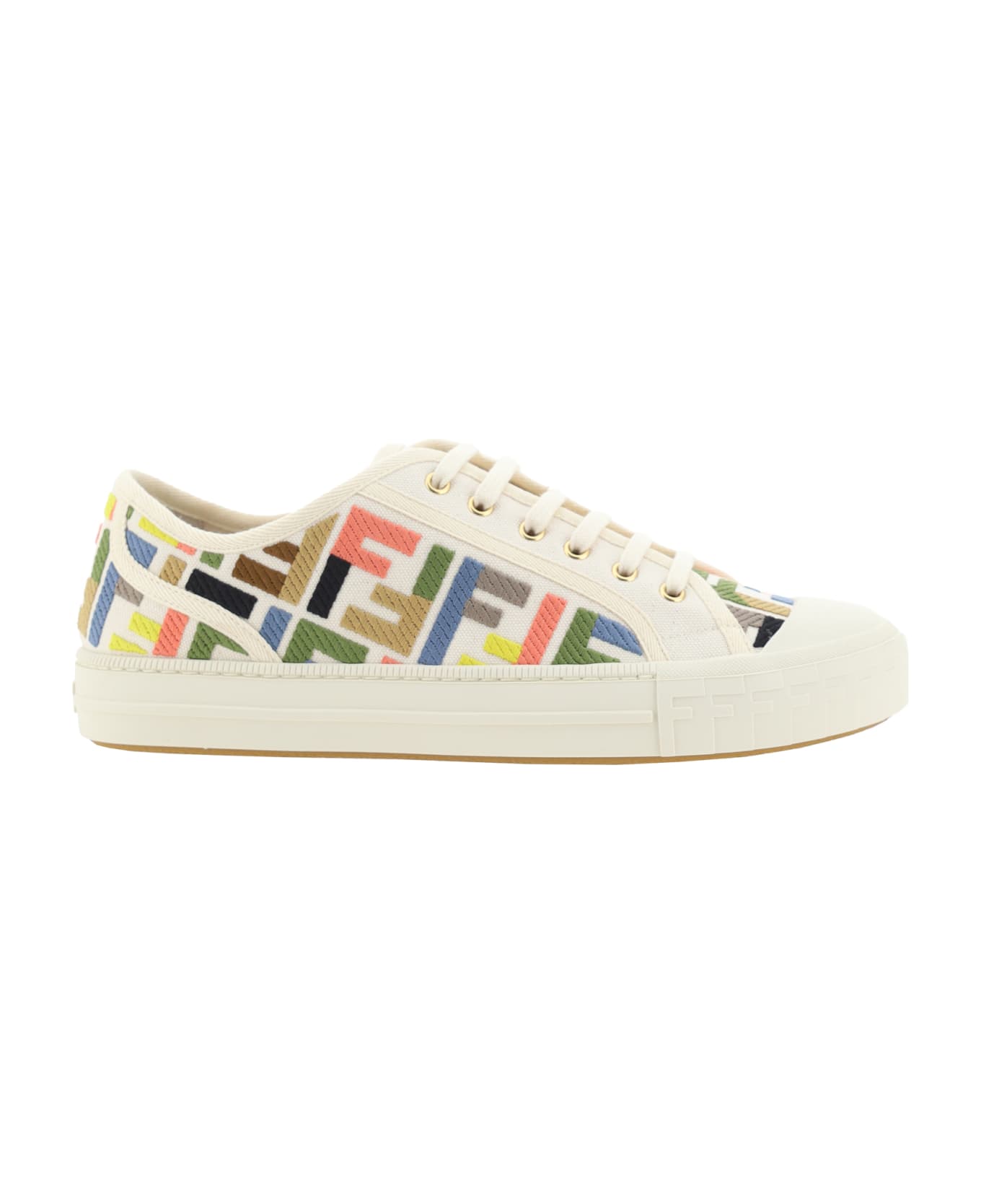 Fendi Domino Sneakers - Grezzo Multicolor