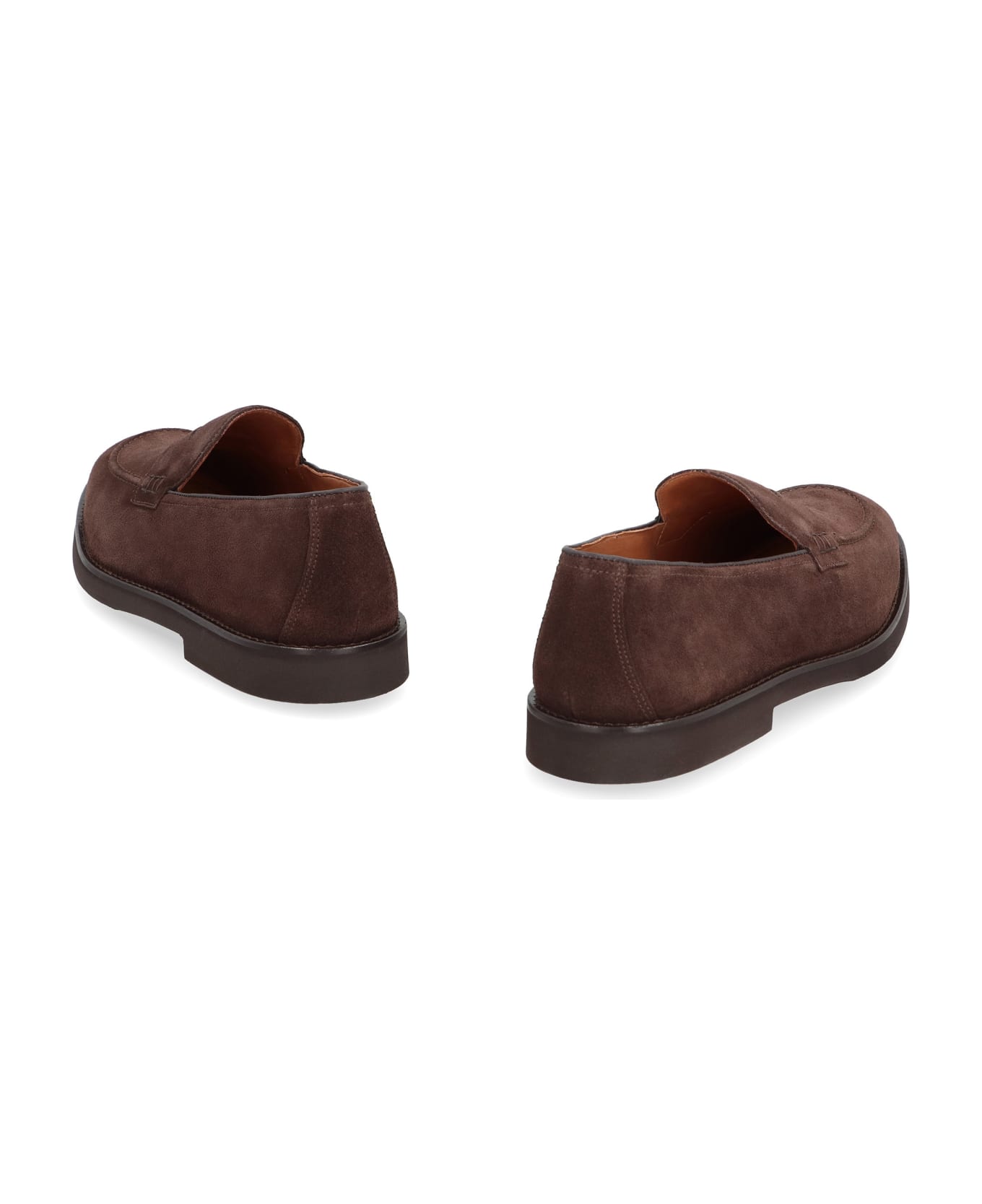 Doucal's Suede Loafers - Marrone