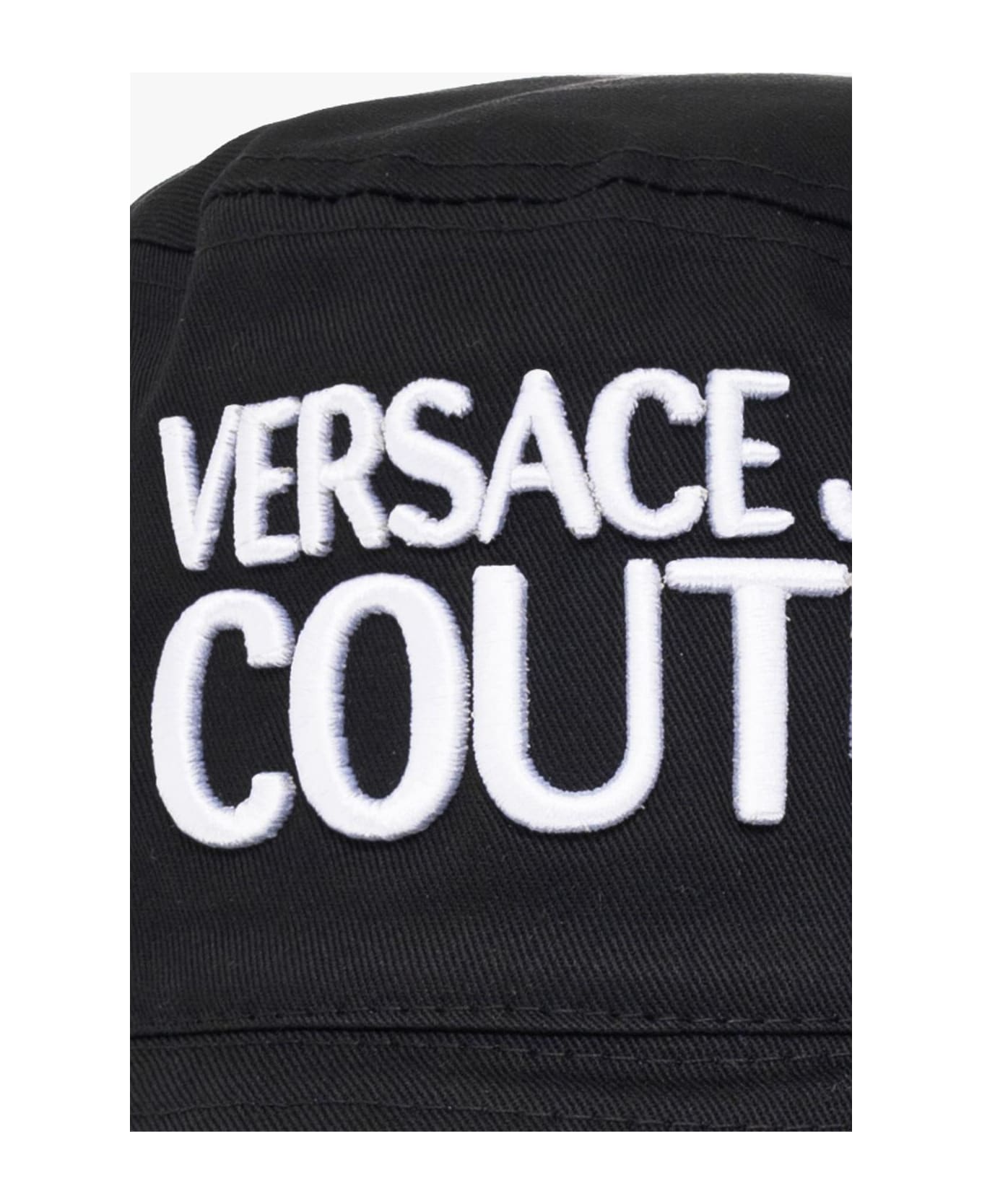 Versace Jeans Couture Bucket Hat With Logo Versace Jeans Couture - BLACK