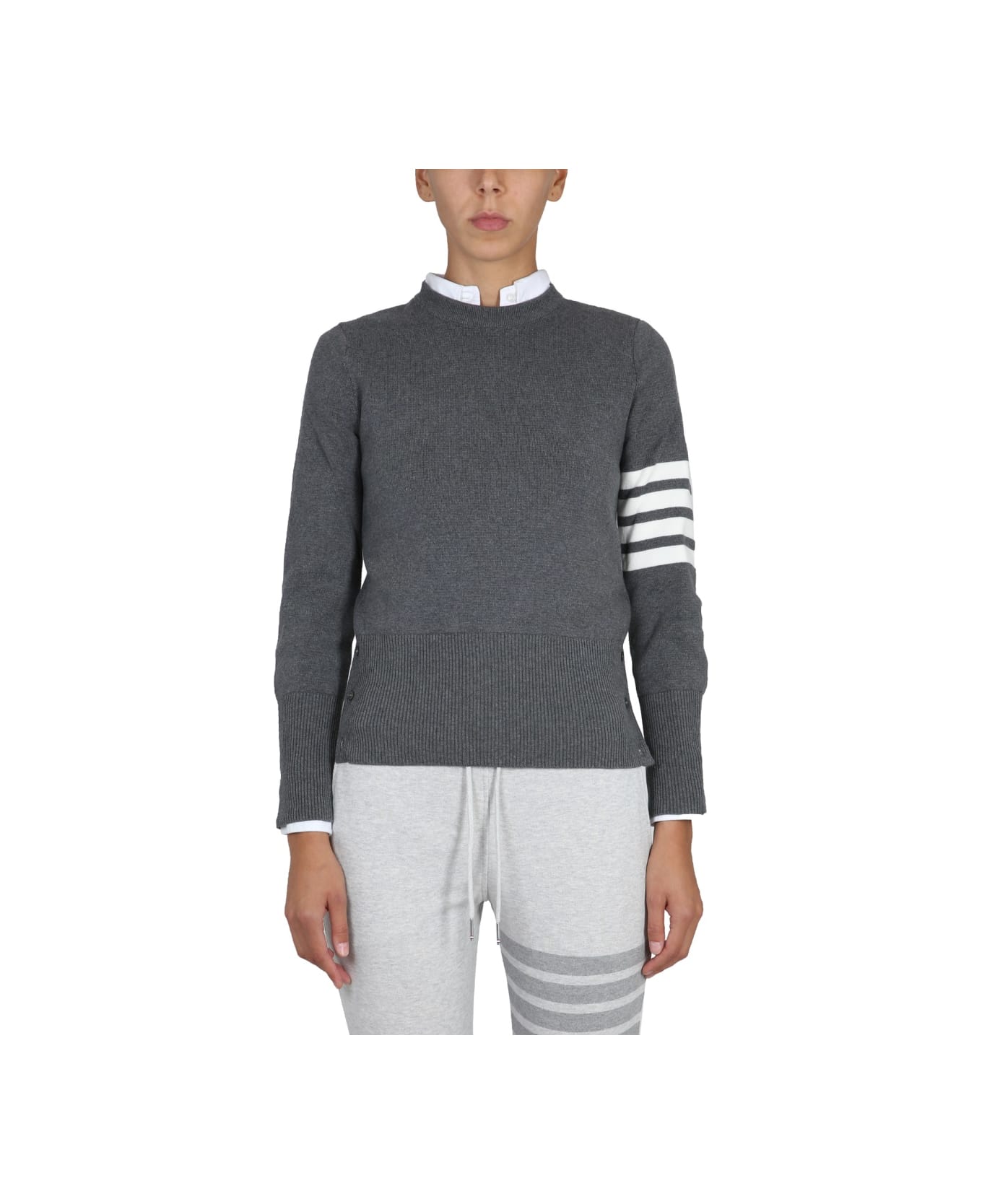 Thom Browne Cotton Jersey - GREY