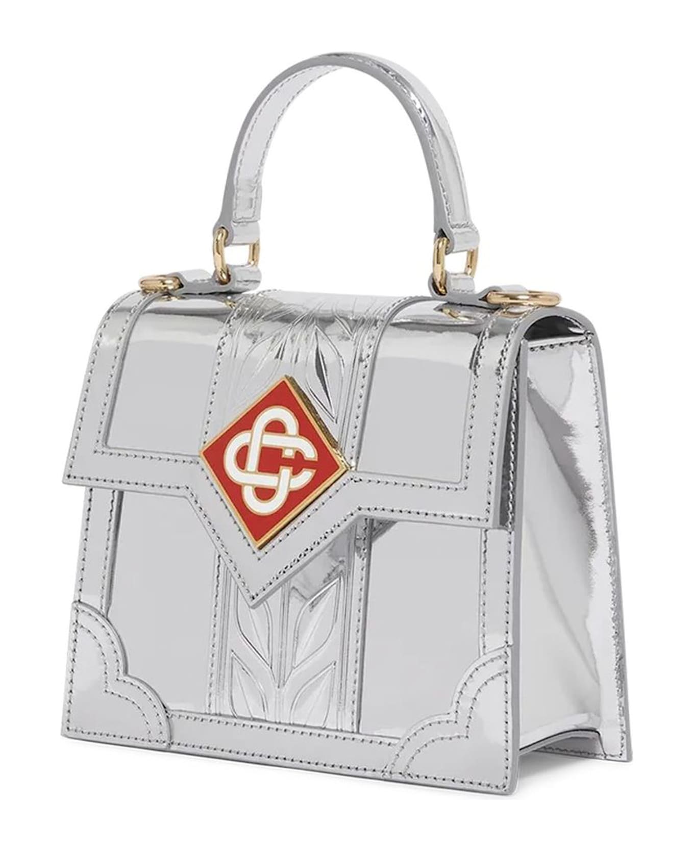 Casablanca Silver Mini Jeanne Bag - Silver