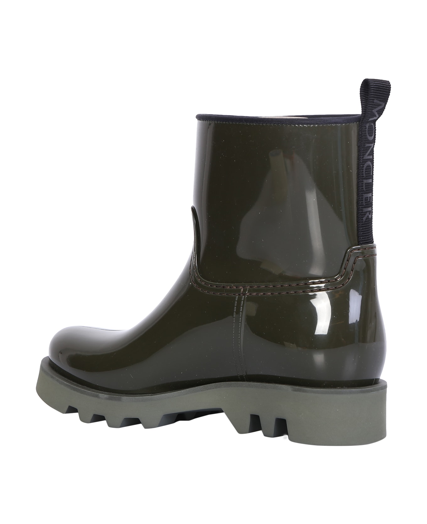 Moncler Green Ginette Rain Boots - Green ブーツ