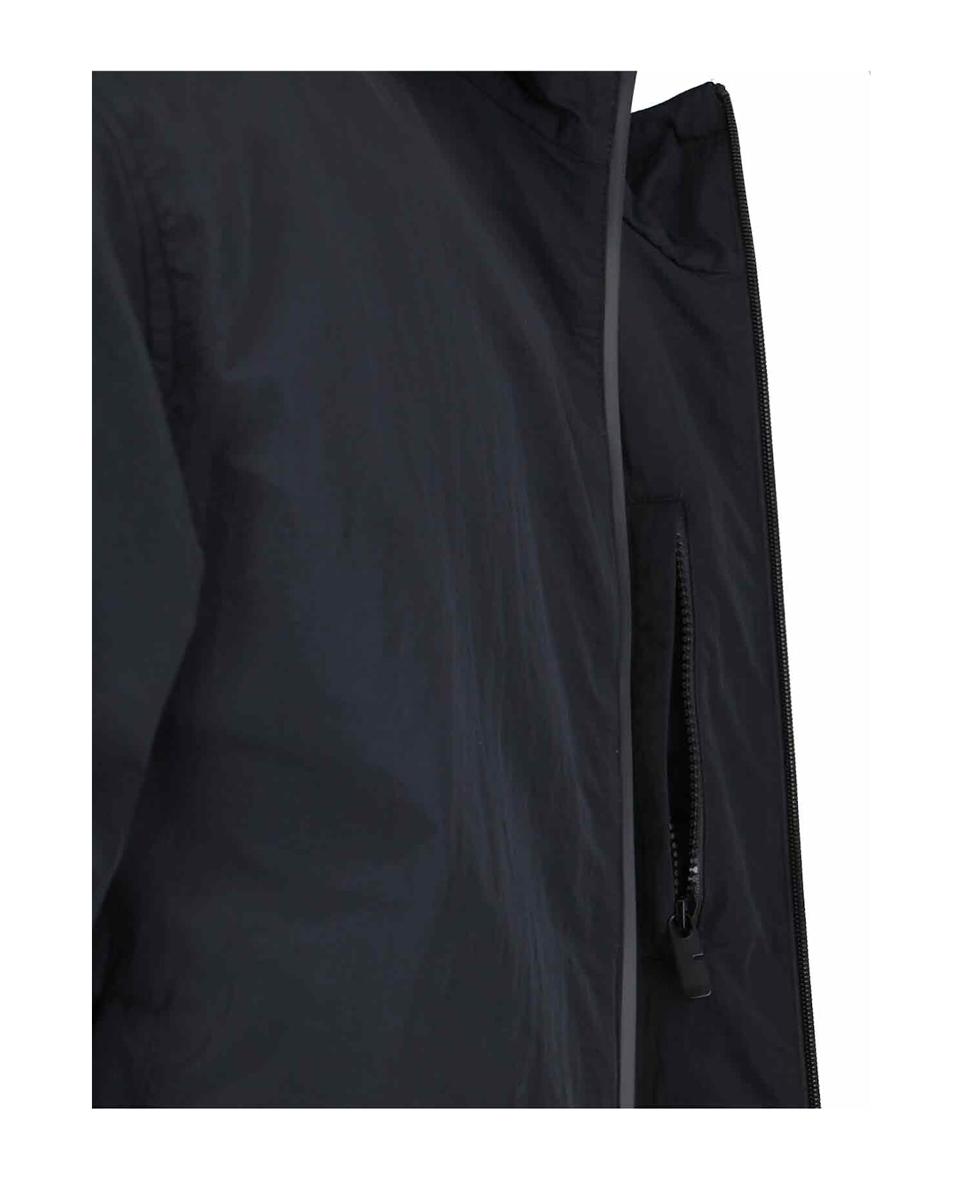 Burberry Ekd Hooded Jacket - BLACK