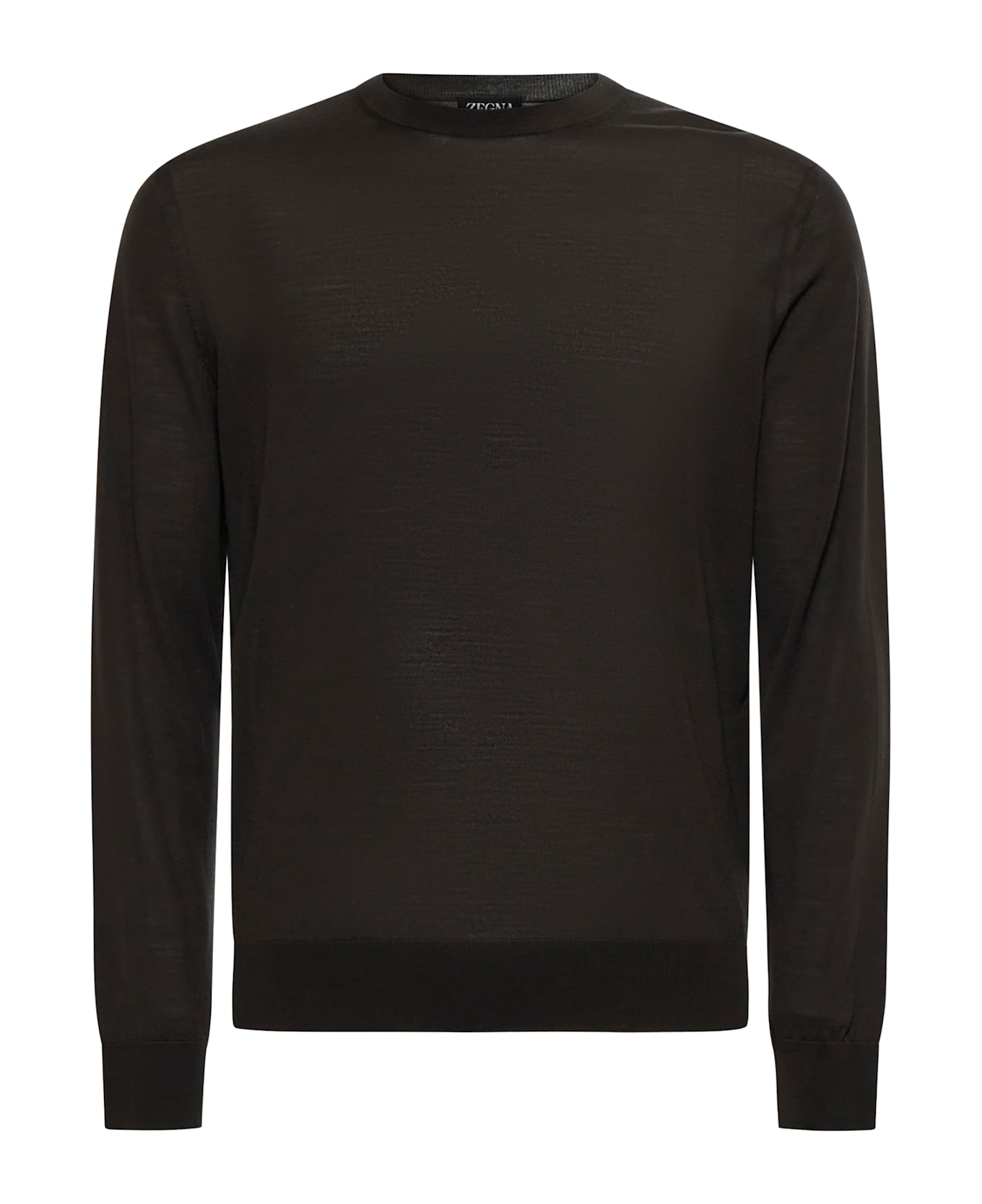 Zegna Sweater - Marrone scuro unito