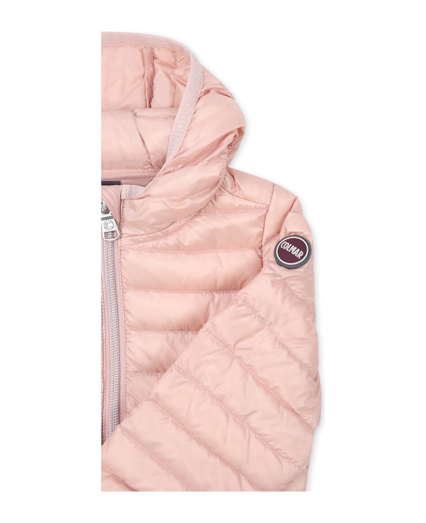 Colmar Pink Down Jacket For Baby Girl - Pink