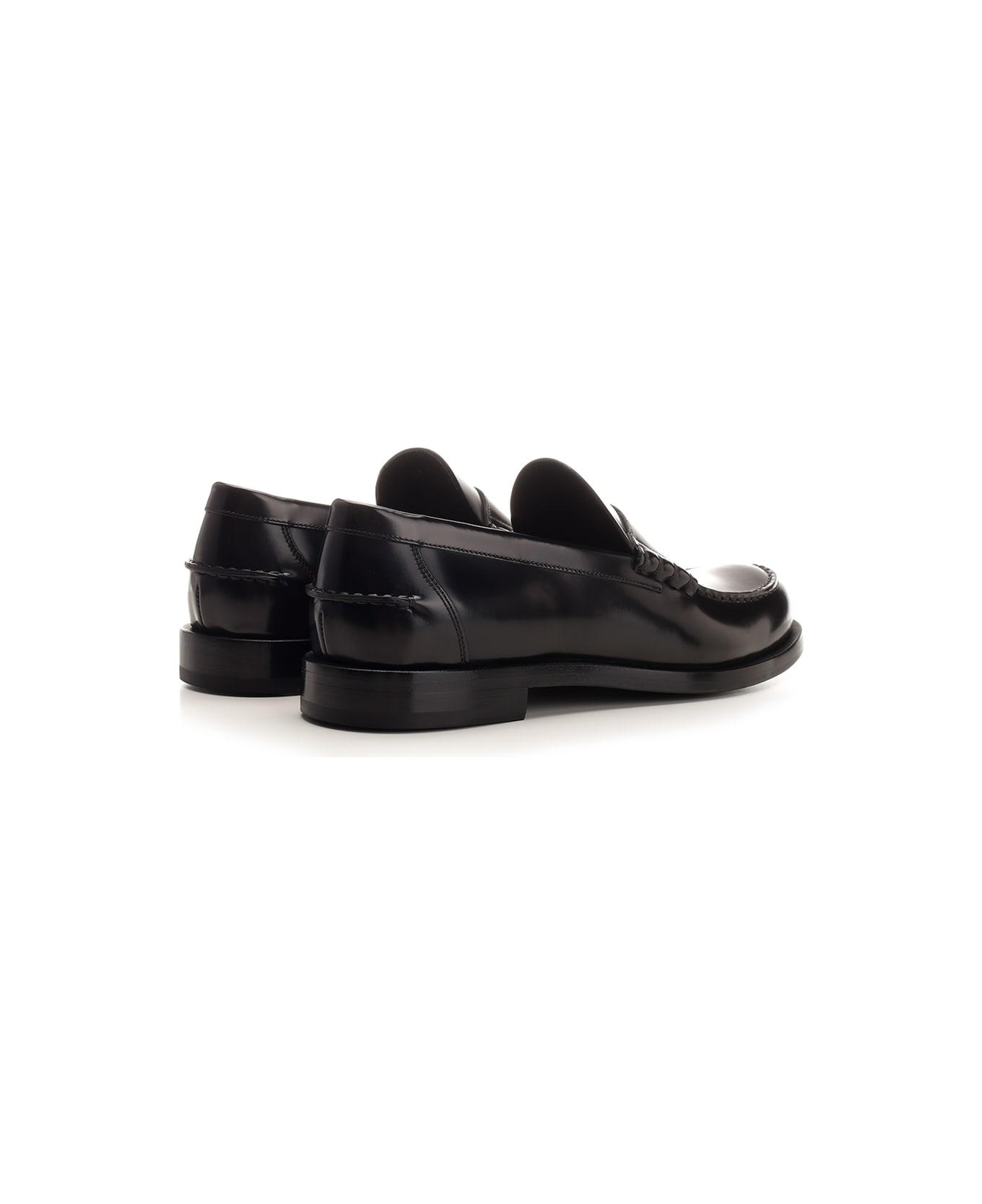 Givenchy Brushed Leather Loafers - Black
