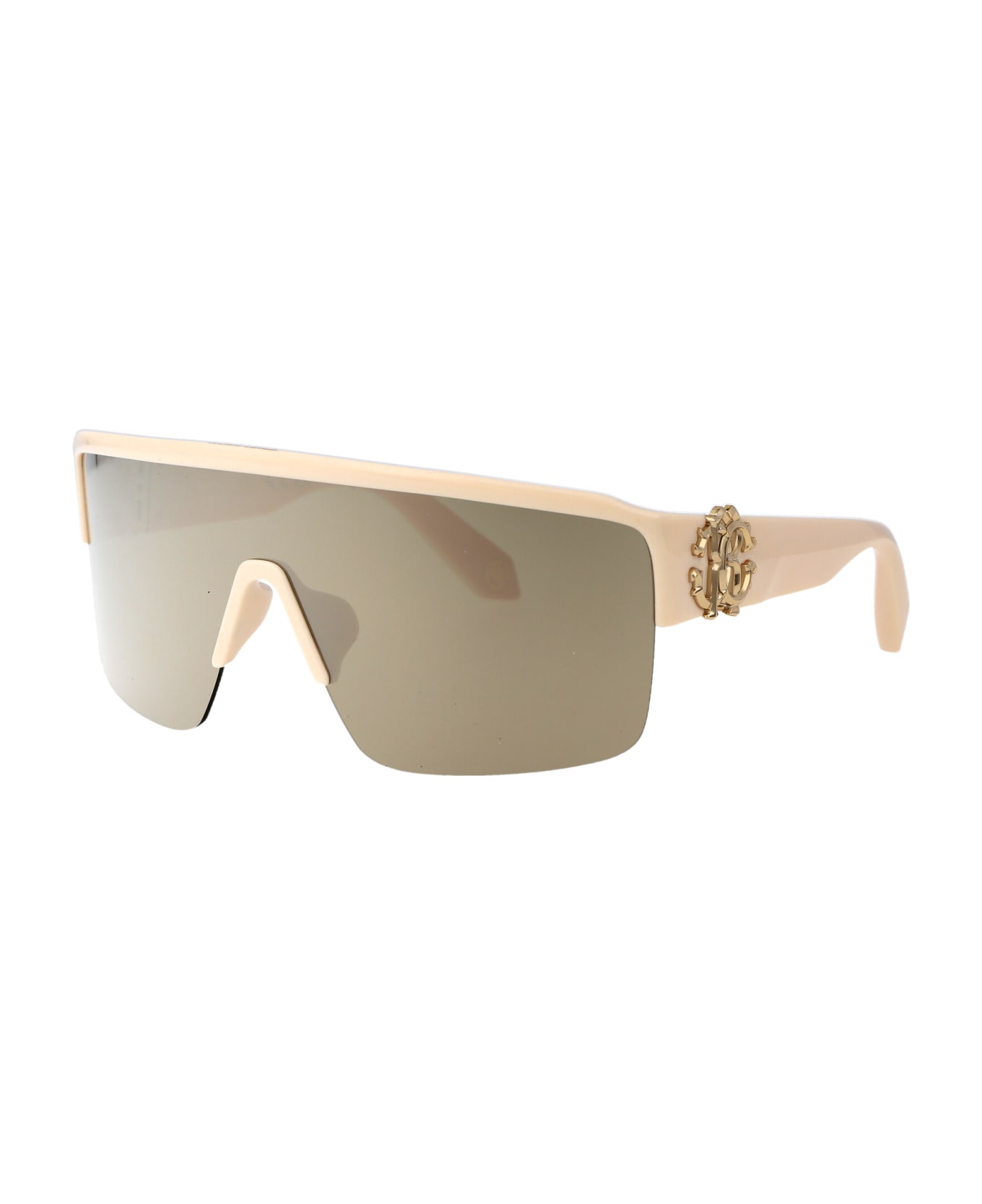 Roberto Cavalli Src037m Sunglasses - ABAG BEIGE+ROSA