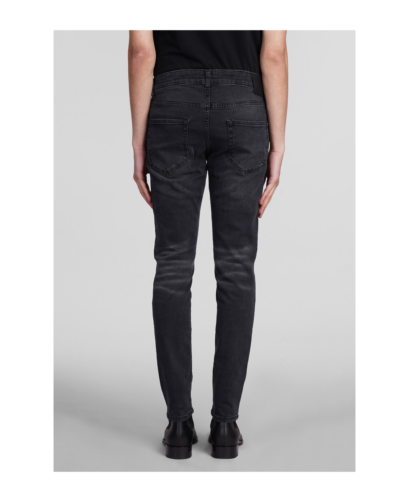 Salvatore Santoro Jeans In Black Denim - black