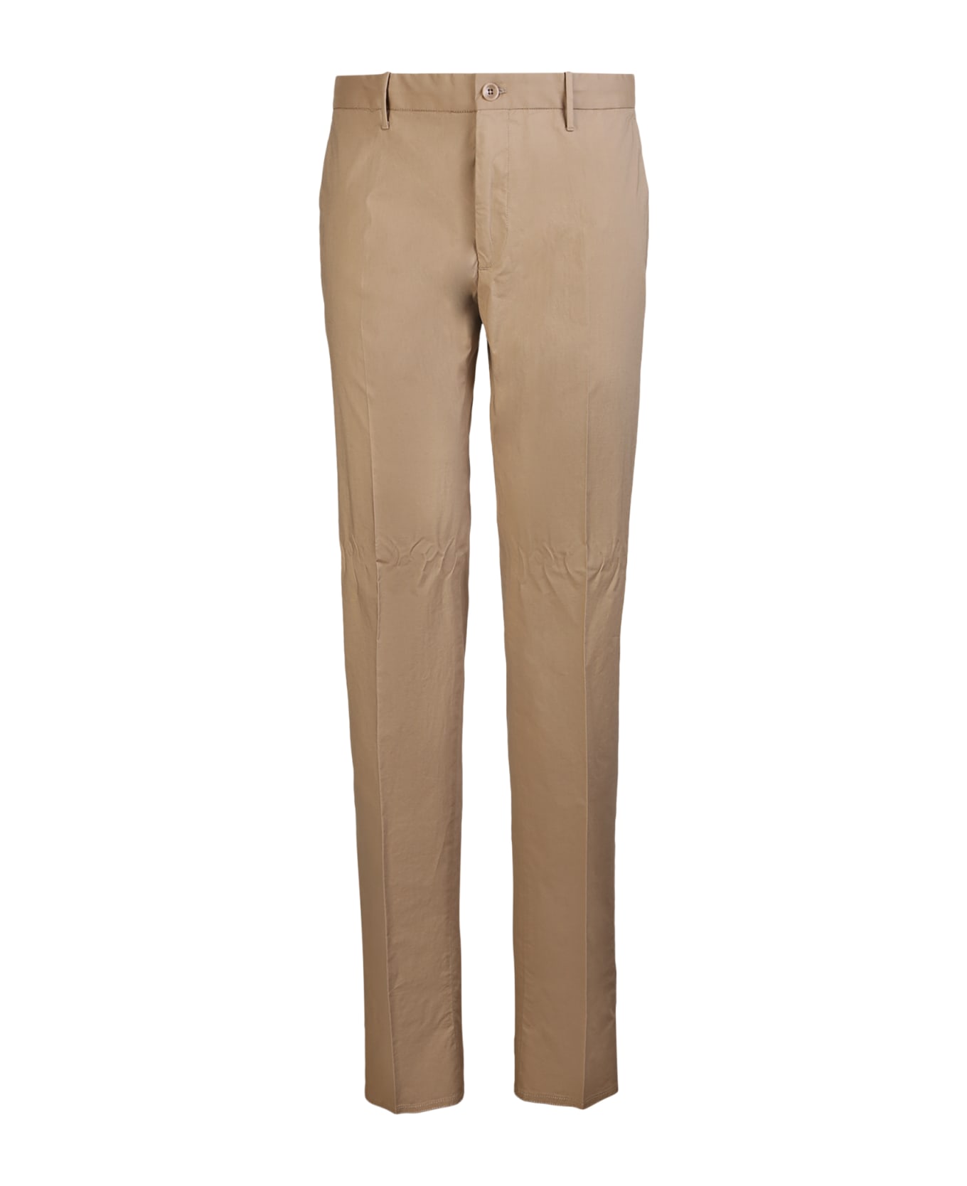 Incotex Elasticated-waistband Beige Trousers - Beige