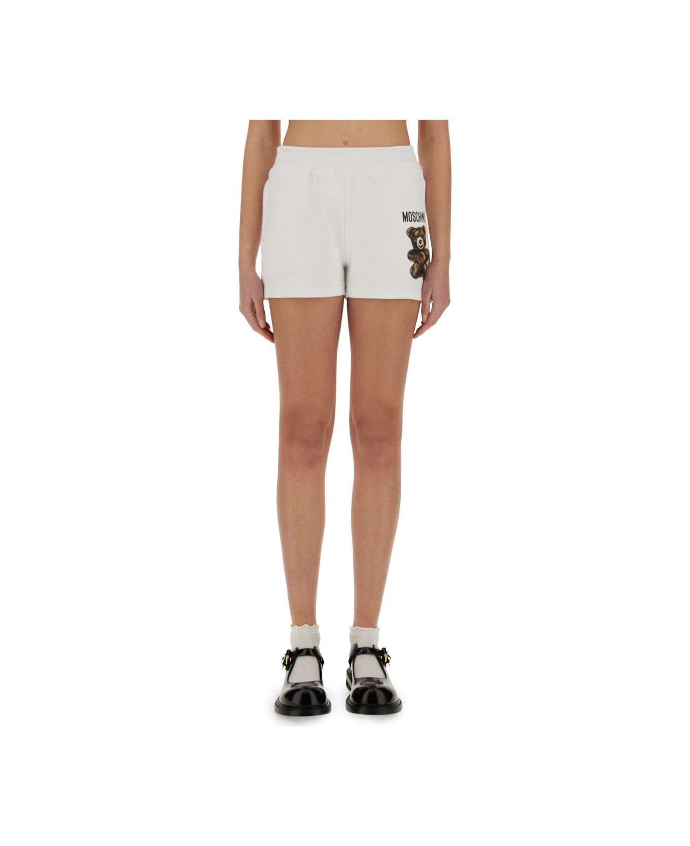 Moschino Teddy Bear Shorts - WHITE