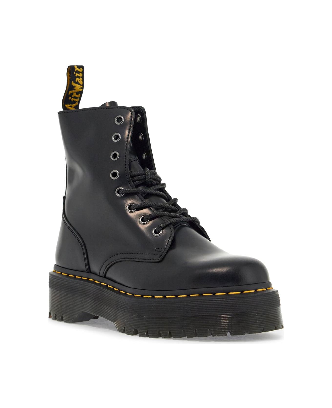 Dr. Martens Jadon Combat Boots - BLACK (Black)