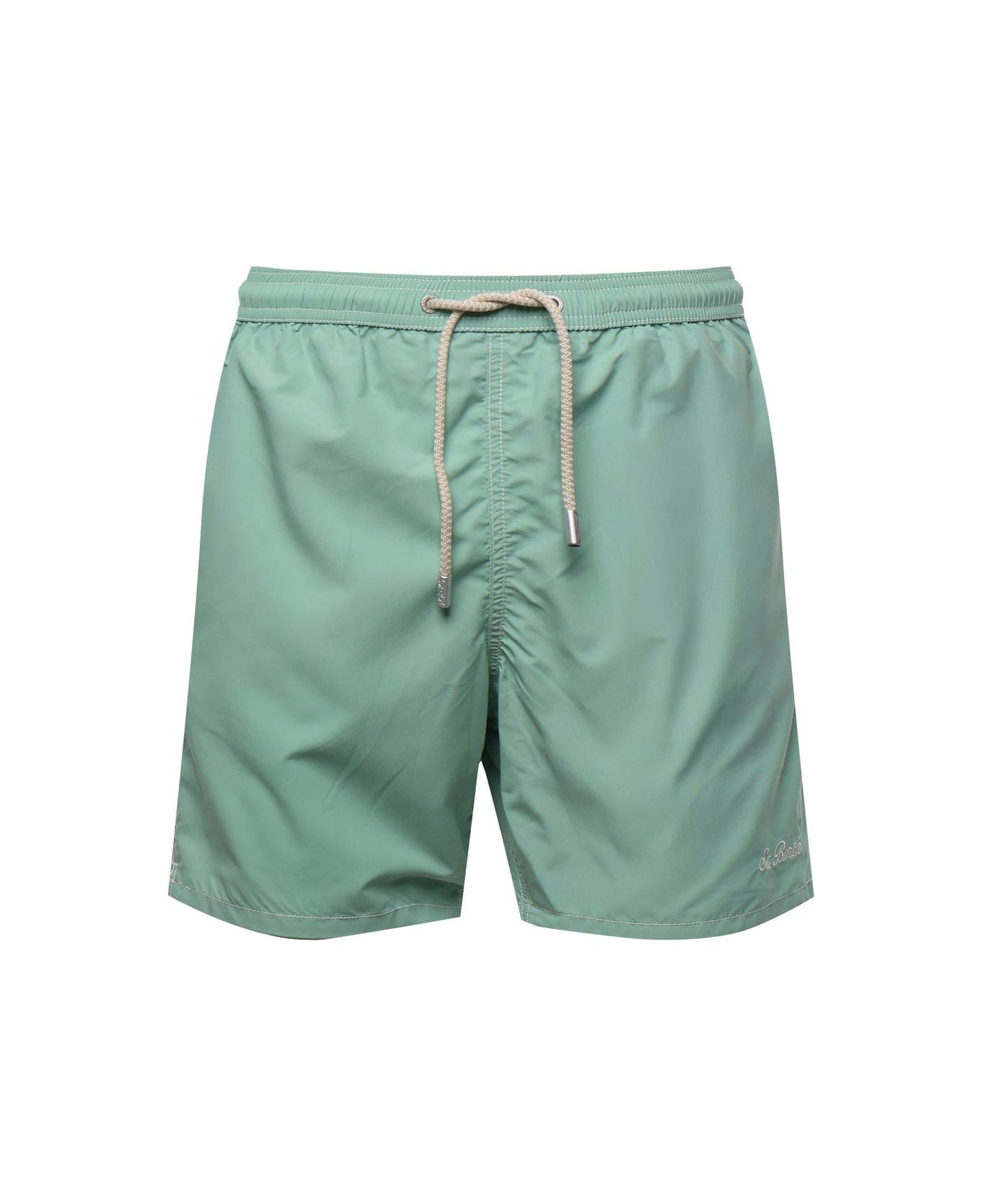MC2 Saint Barth Patmos Mid-length Swim Shorts - Green