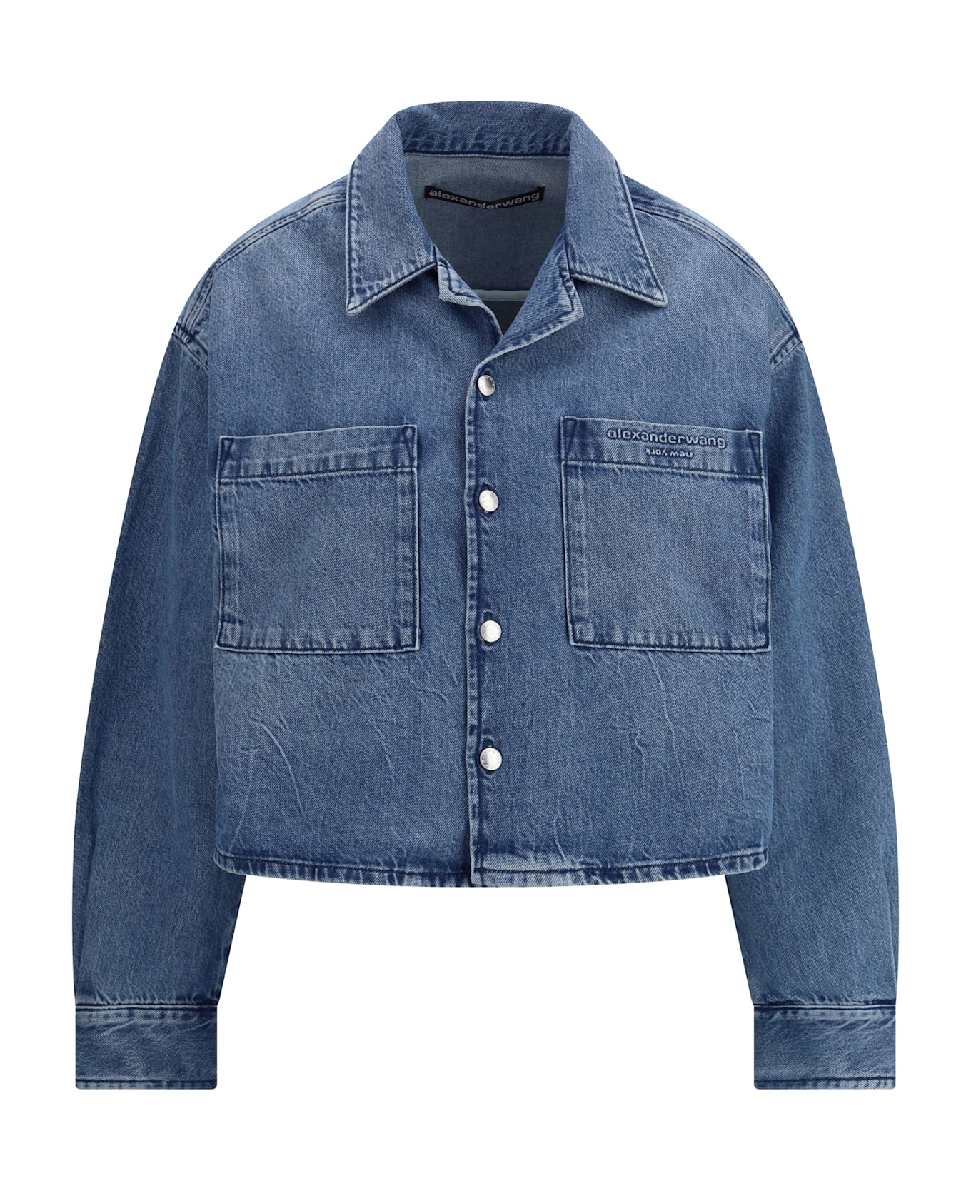 Alexander Wang Cropped Denim Shirt