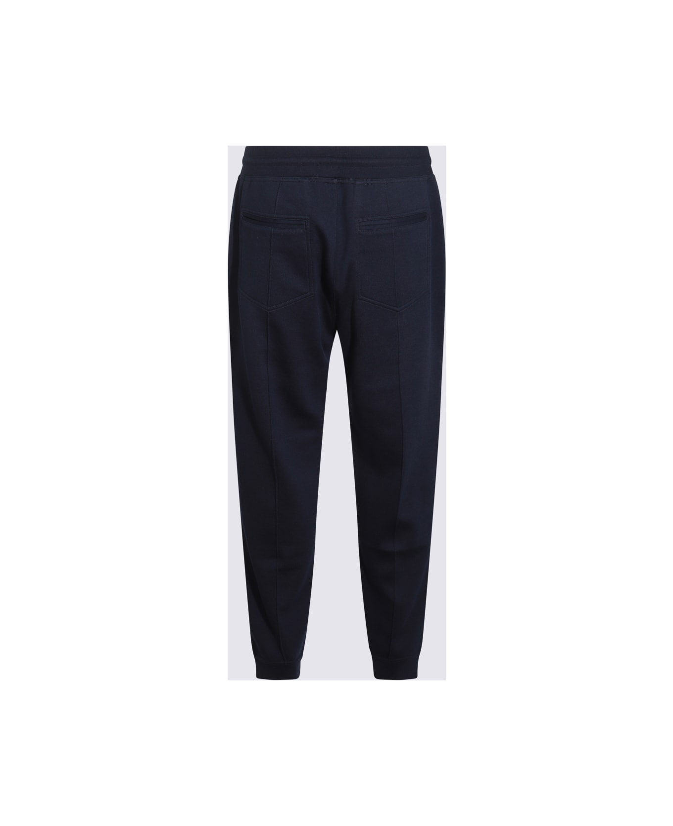 Brunello Cucinelli Blue Cotton Pants - Blue