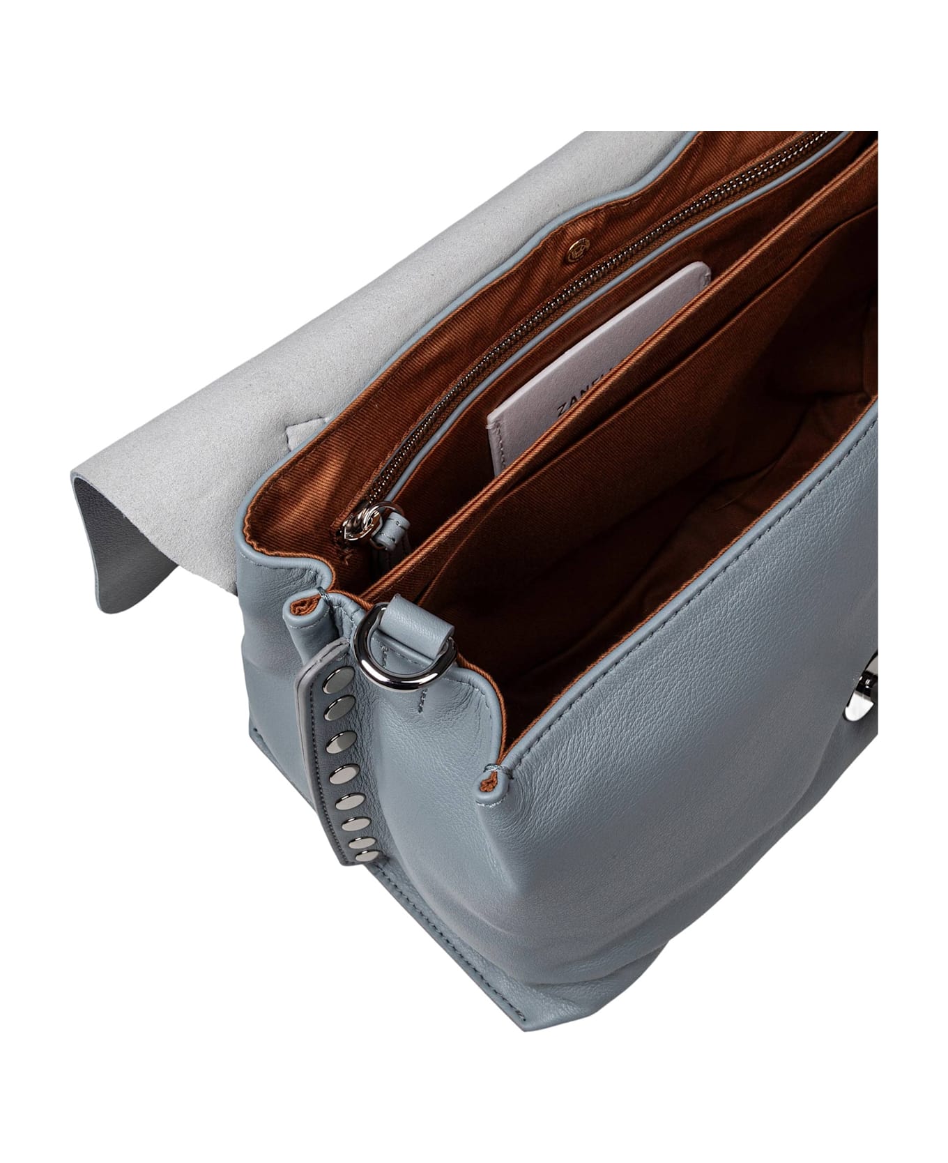 Zanellato Postina Saeta S In Leather Color: "blue Punta Ala" - Blue