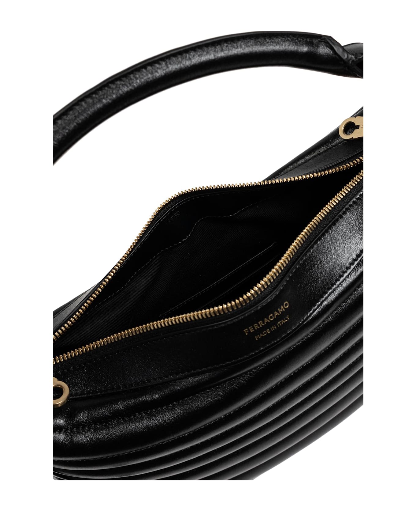 Ferragamo Quilted Shoulder Bag - Nero