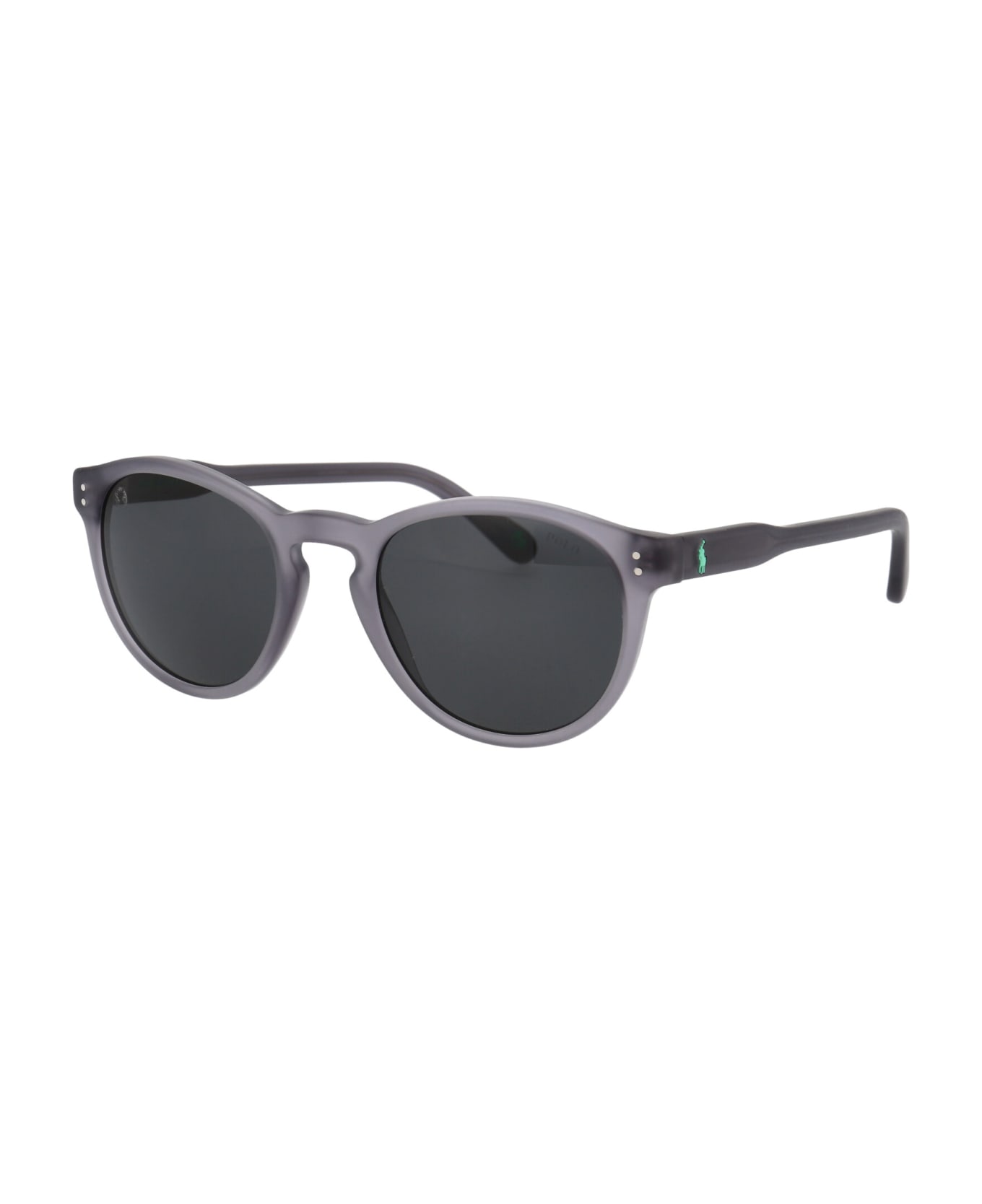 Polo Ralph Lauren 0ph4172 Sunglasses - 595387 MATTE TRANSPARENT DARK GREY