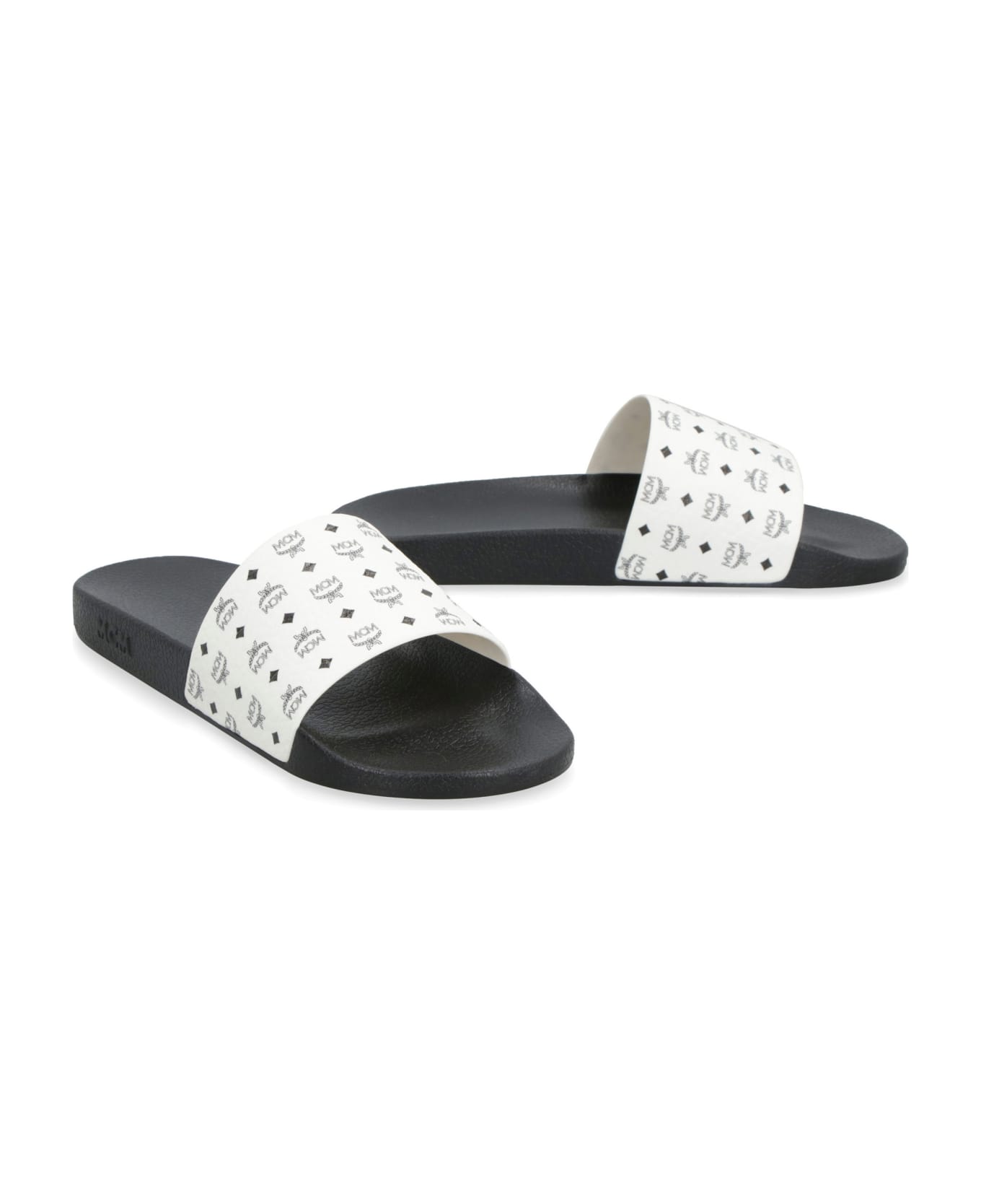 MCM Rubber Slides - black