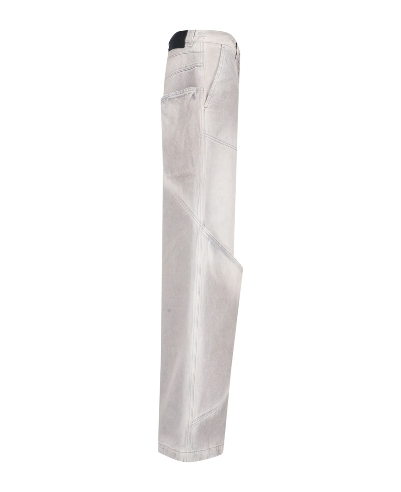 The Attico Long Palace Jeans - VINTAGE GREY