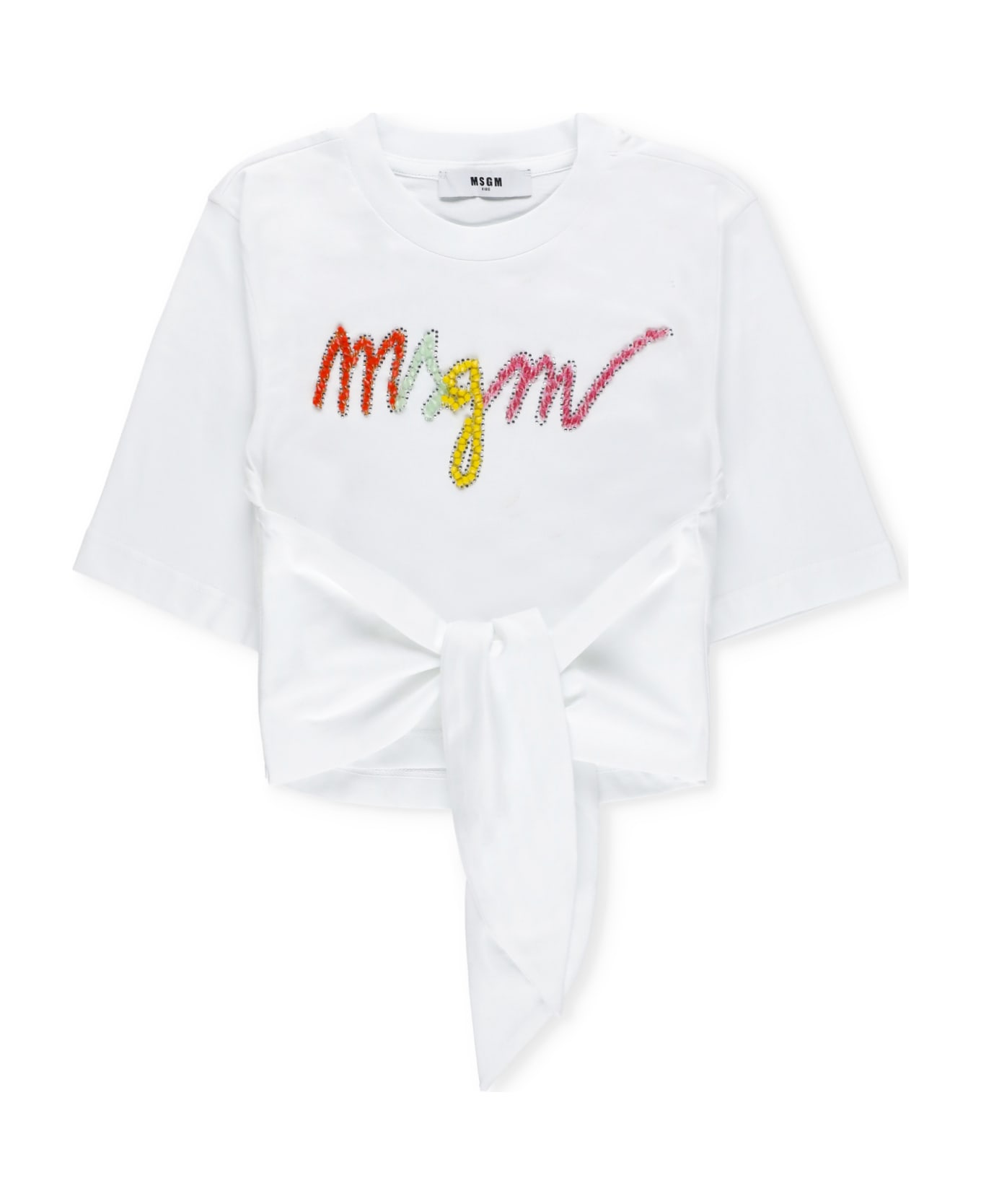 MSGM T-shirt With Logo - White