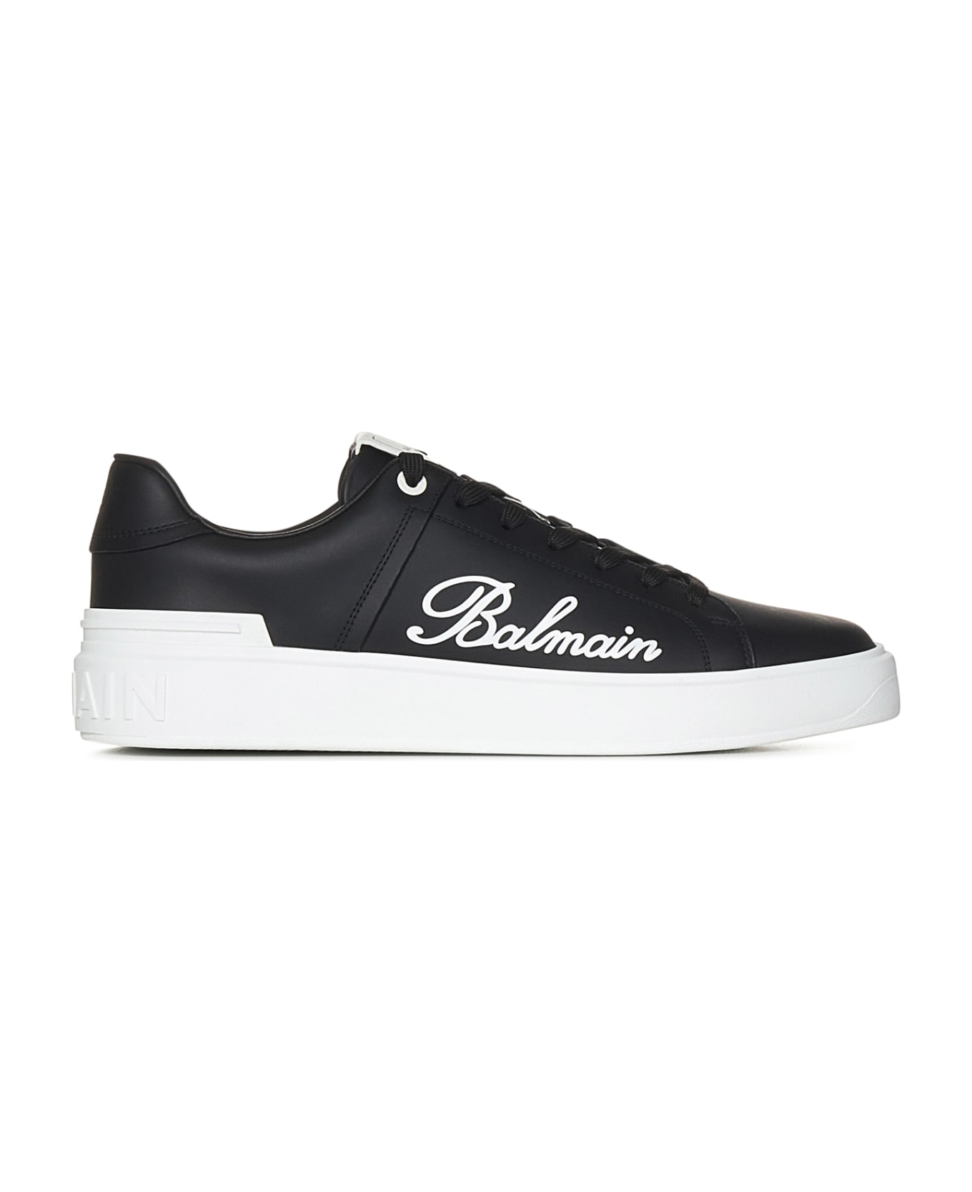 Balmain B-court Sneakers - Black