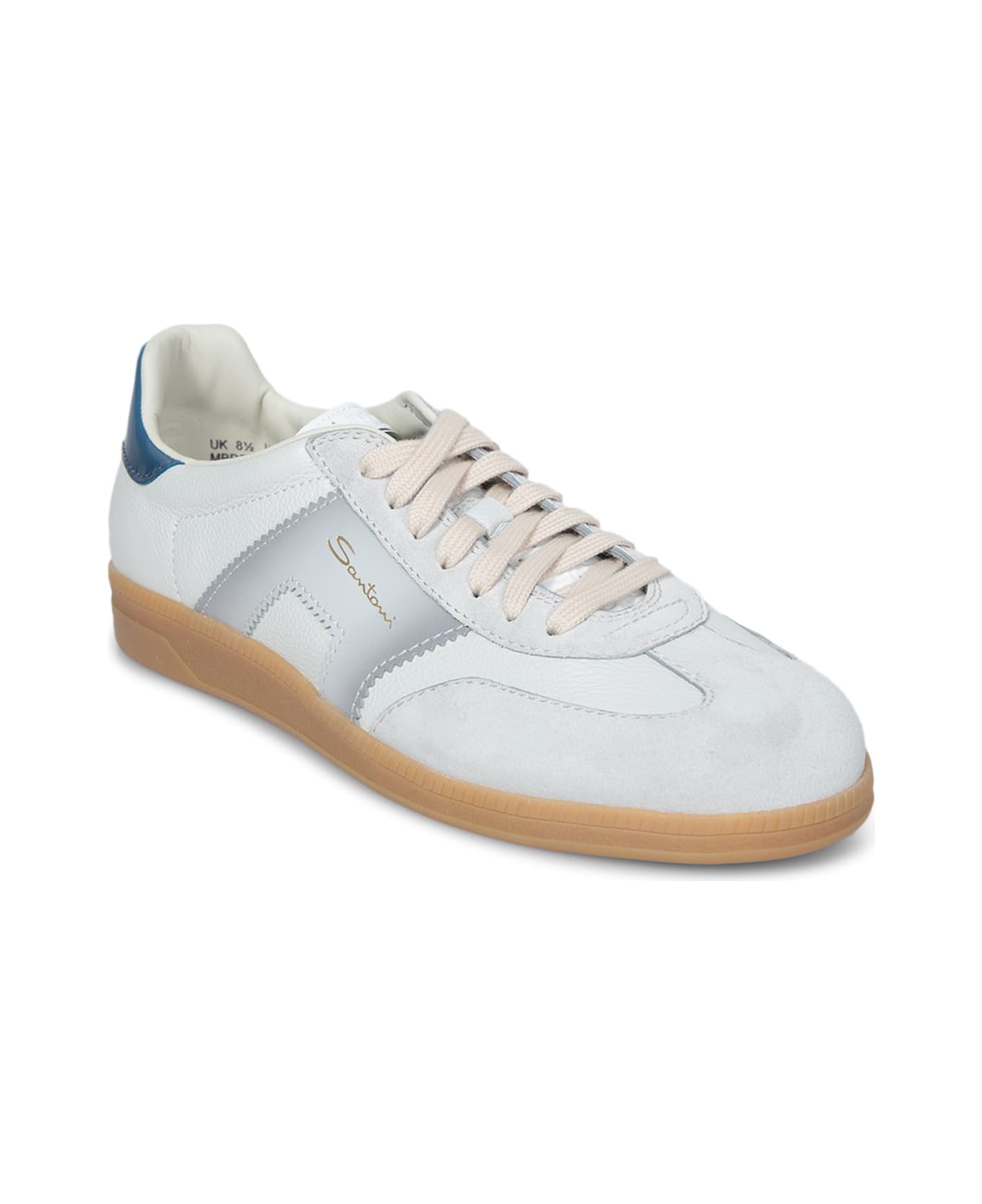 Santoni Olympic White/blue Sneakers - White