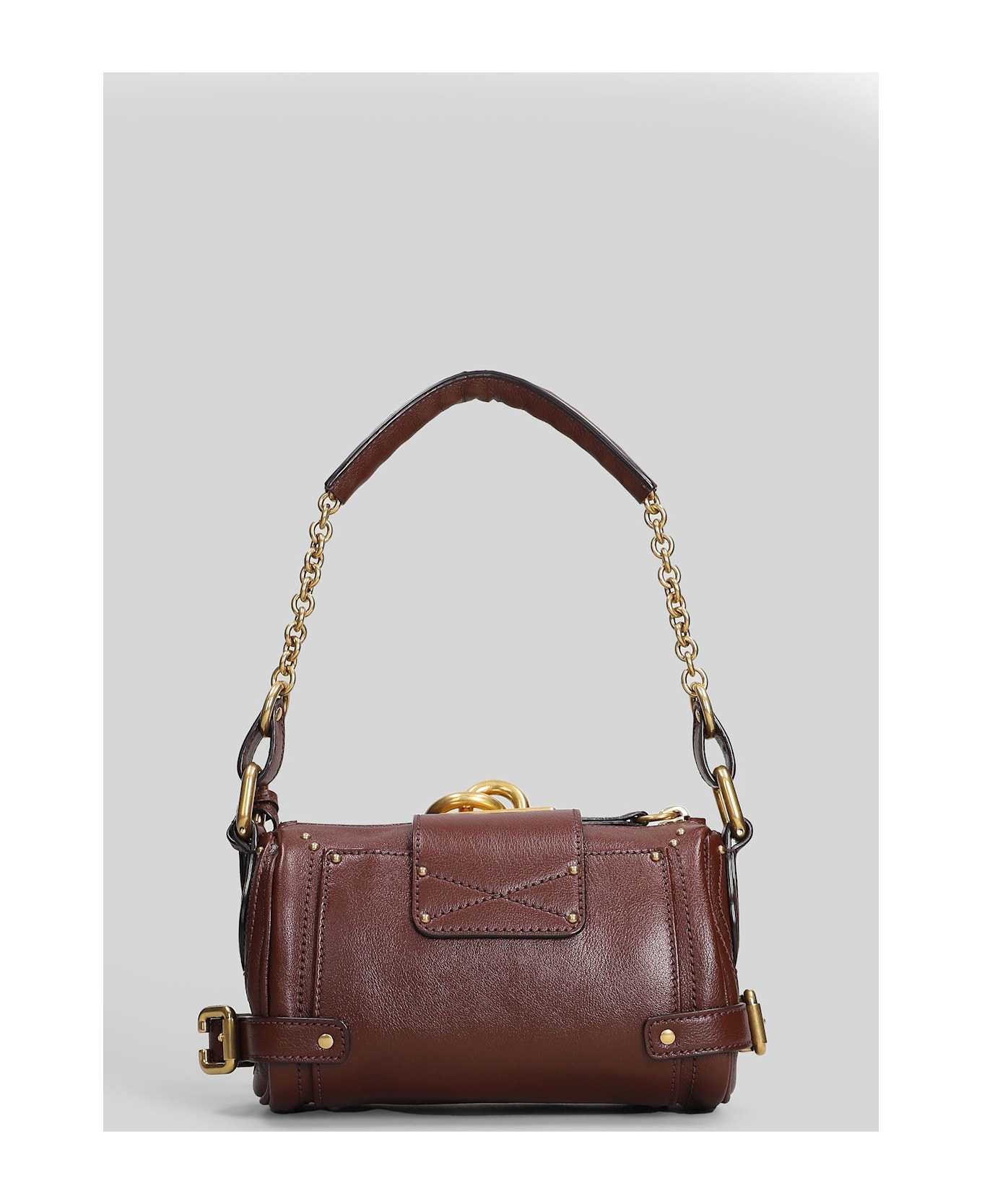 Chloé Paddington Shoulder Bag In Brown Leather - brown