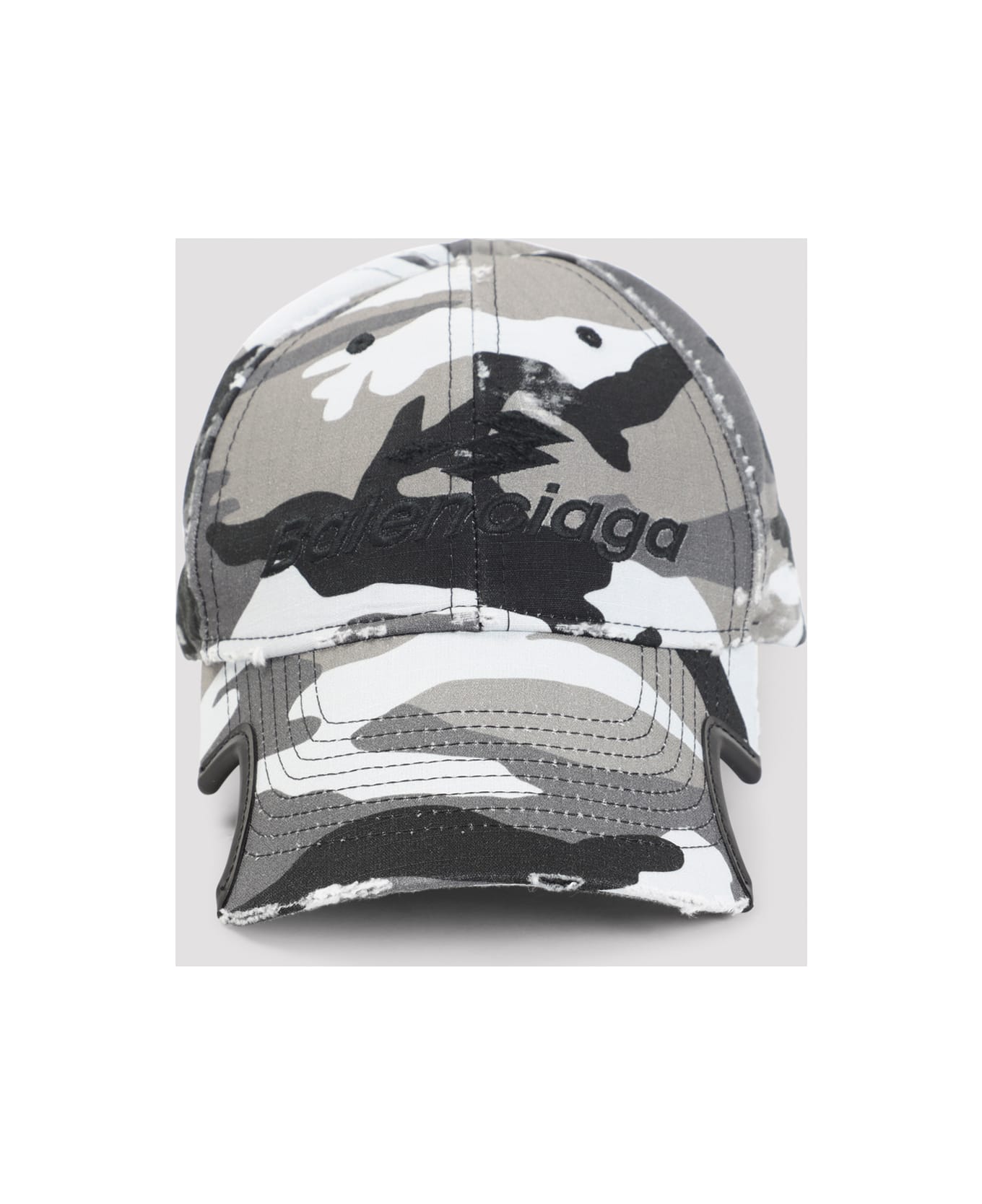 Balenciaga Camo Hat - Grey Black