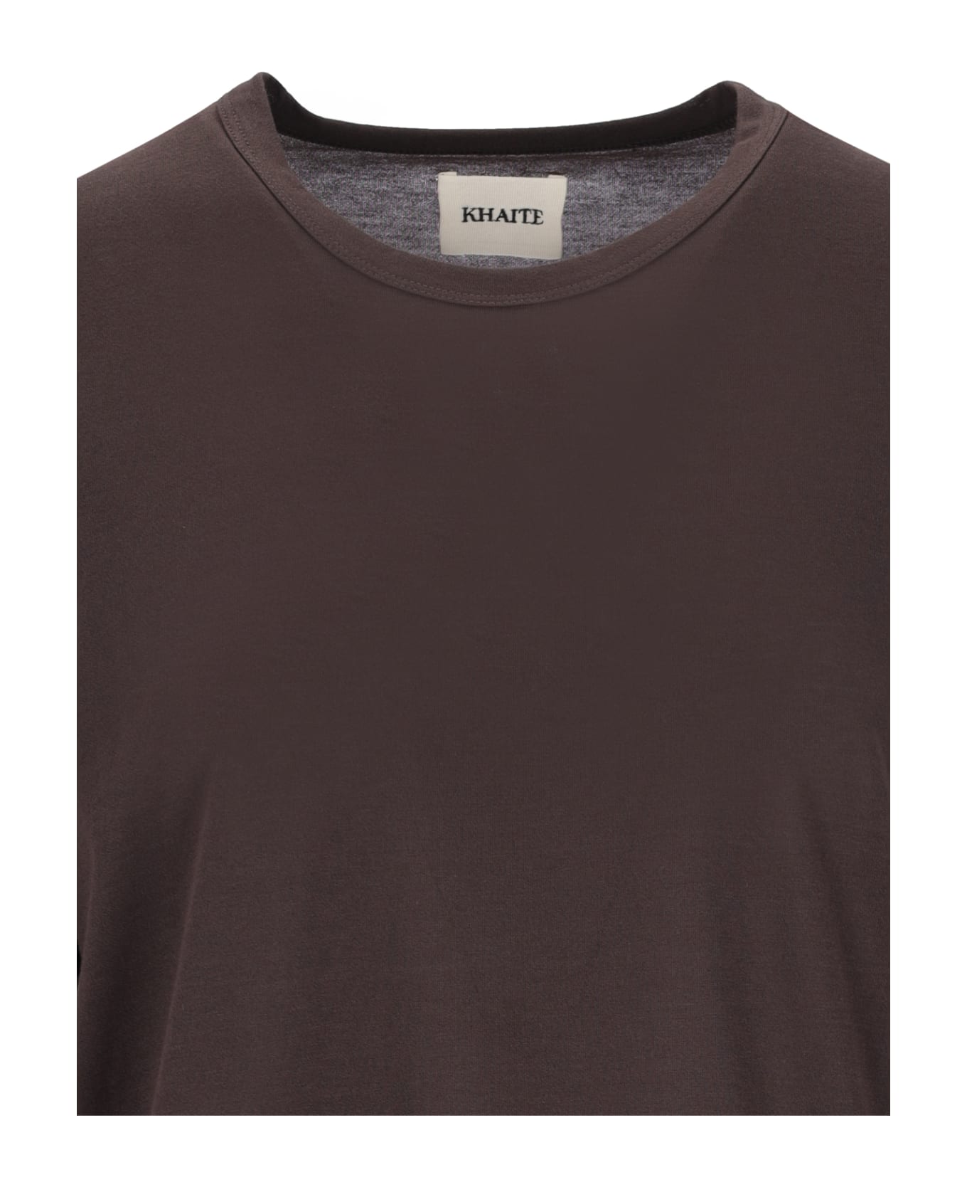 Khaite 'morton' Jersey T-shirt - Brown