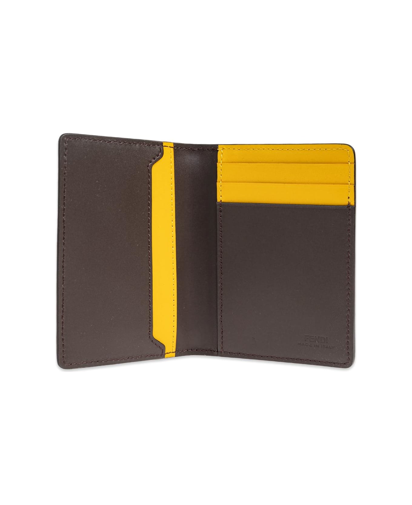 Fendi Card Case - BROWN